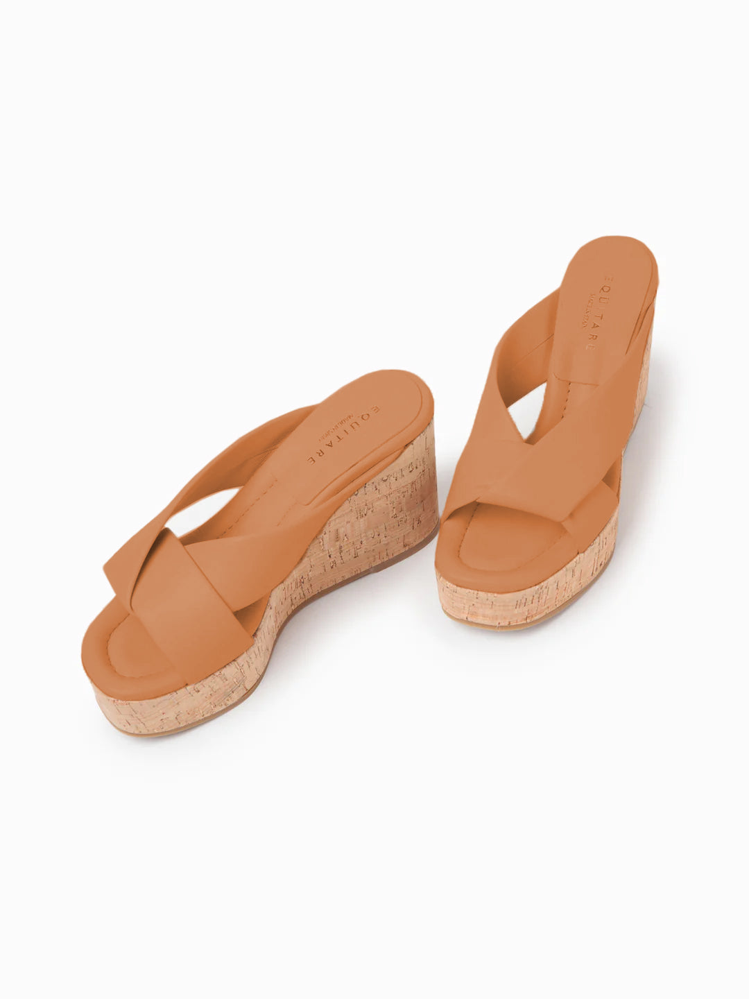Belisa Women's Wedge Sandal in Camel Color - Comfortable Summer Casual Shoes for Beach, Vacation & Everyday Wear