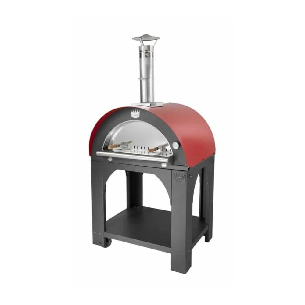 Clementi PULCINELLA 6080 40-Inch Wood Fired Pizza Oven - Outdoor Brick Oven for Authentic Italian Pizza, Bread & Roasting - Perfect for Backyard, Patio & Restaurant Use