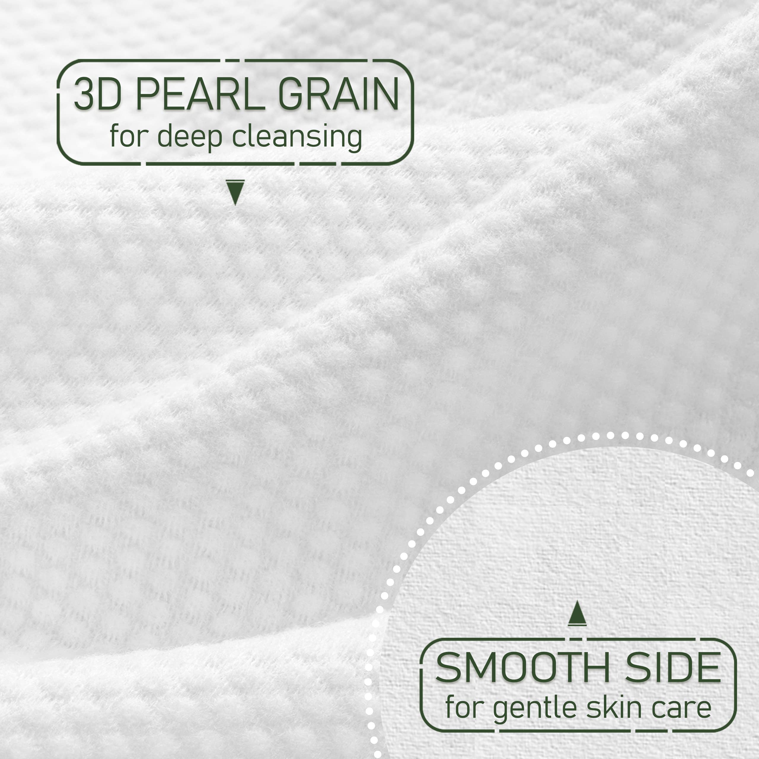 Biodegradable Bamboo Rayon Disposable Face Towels - 240 Count (4 Boxes) Extra Thick & Soft Facial Wipes for Sensitive Skin | Makeup Remover, Cleansing, Spa & Travel Use
