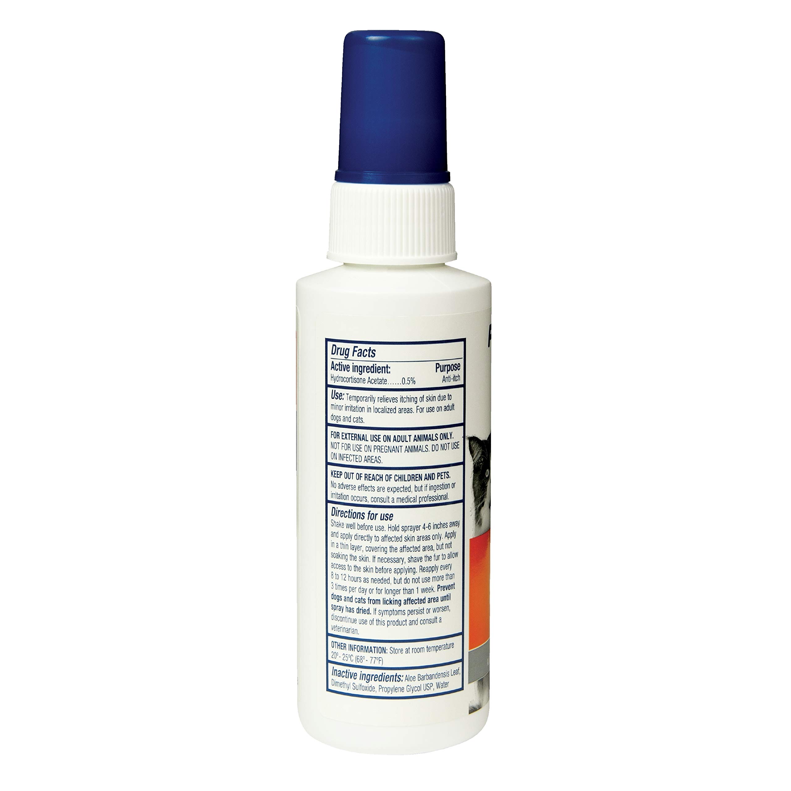 ProSense Itch Relief Hydrocortisone Spray for Dogs & Cats - Aloe Infused 4oz (48 Pack Case) | Soothes Hot Spots, Allergies & Skin Irritations for Pets at Home or Travel