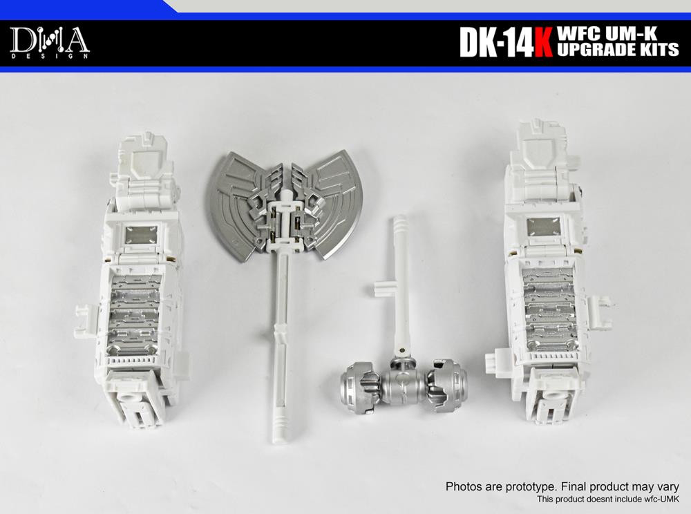 DNA Design DK 14K Gold Upgrade Kit for WFC K20 Transformers Figures - Enhance Your Collection with Premium Accessories for Display & Customization