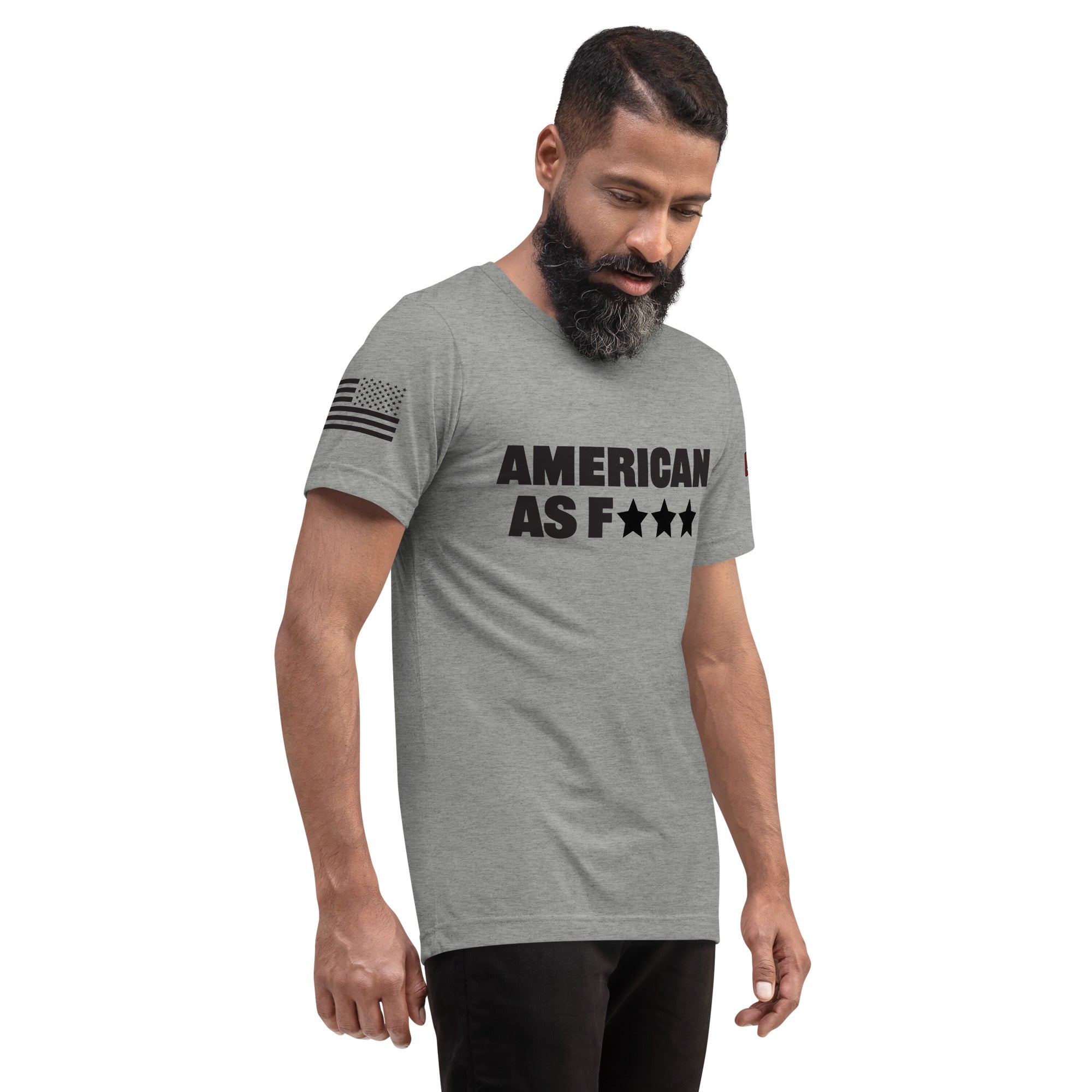 American AF Short Sleeve T-Shirt for Men & Women - Comfortable Cotton Casual Tee - Perfect for Streetwear, Gym, and Everyday Outfits