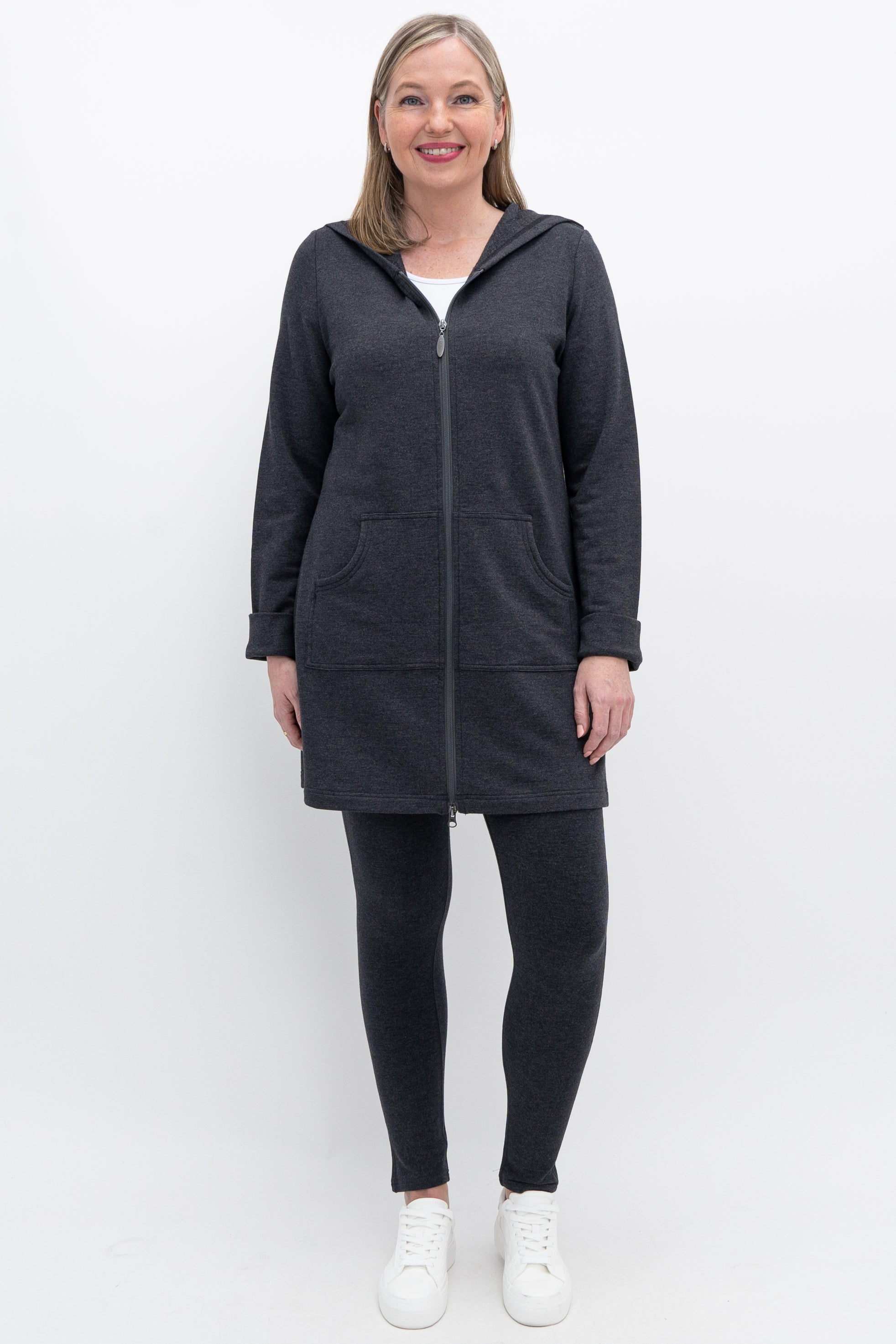 Men's Cortes Jacket - Graphite Bamboo Fleece Lined for Warmth & Comfort | Perfect for Outdoor Hiking, Camping & Winter Activities