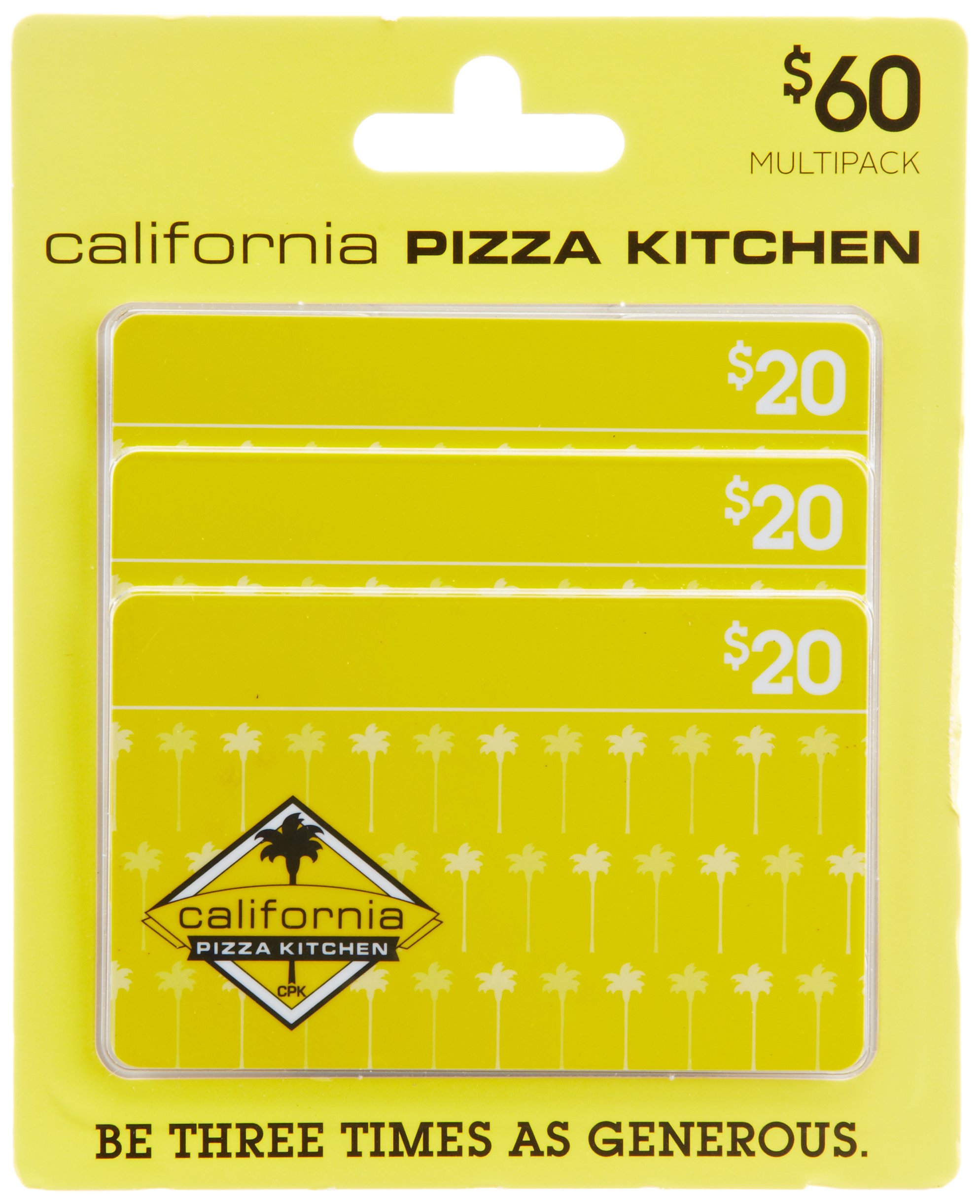 California Pizza Kitchen Gift Cards - Multipack of 3 (Perfect for Holidays, Birthdays & Corporate Gifts) | Online Delivery & E-Gift Options Available