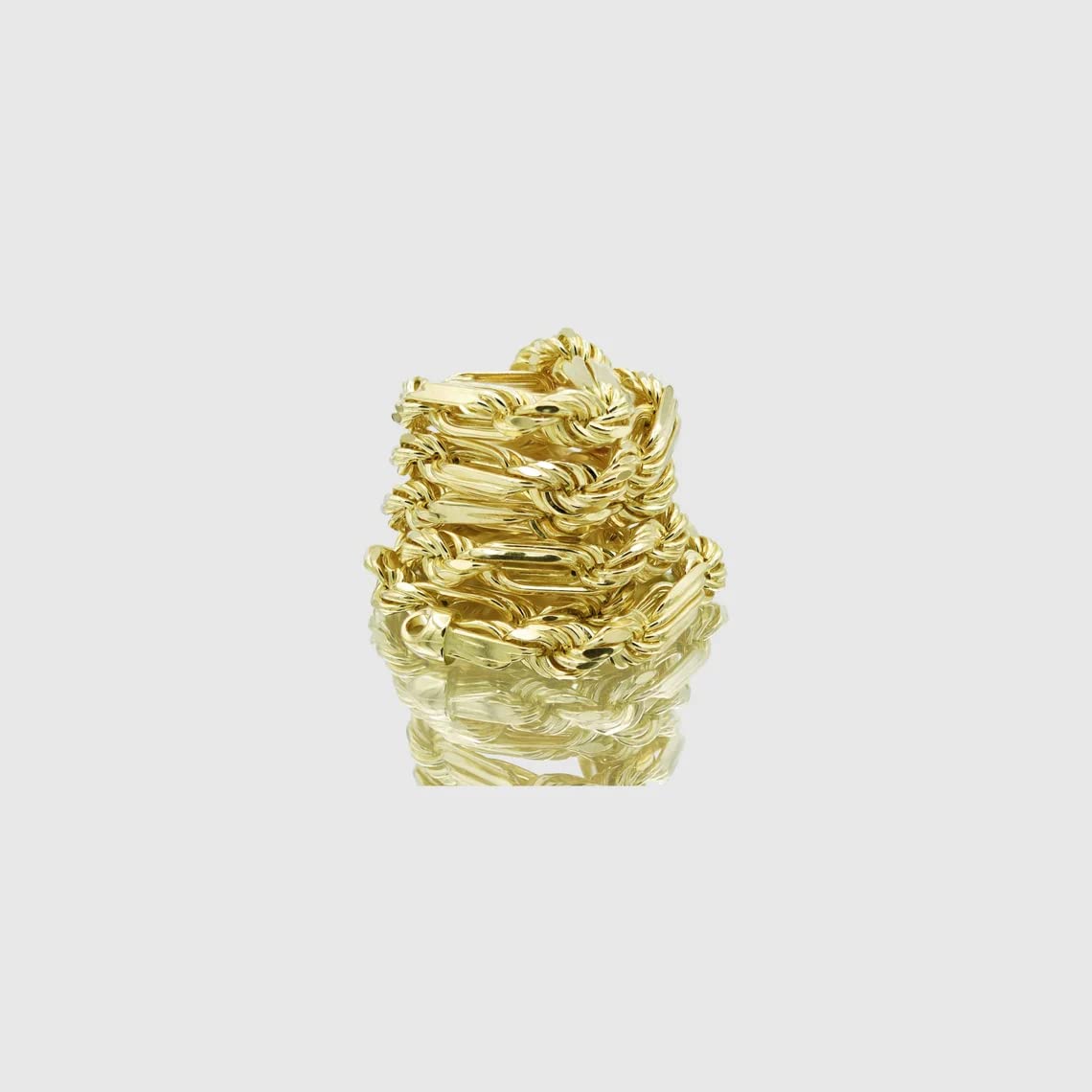 14K Solid Yellow Gold Milano Figaro Rope Chain Necklace for Men & Women - Durable 14K Gold Jewelry for Everyday Wear, Gifts & Special Occasions