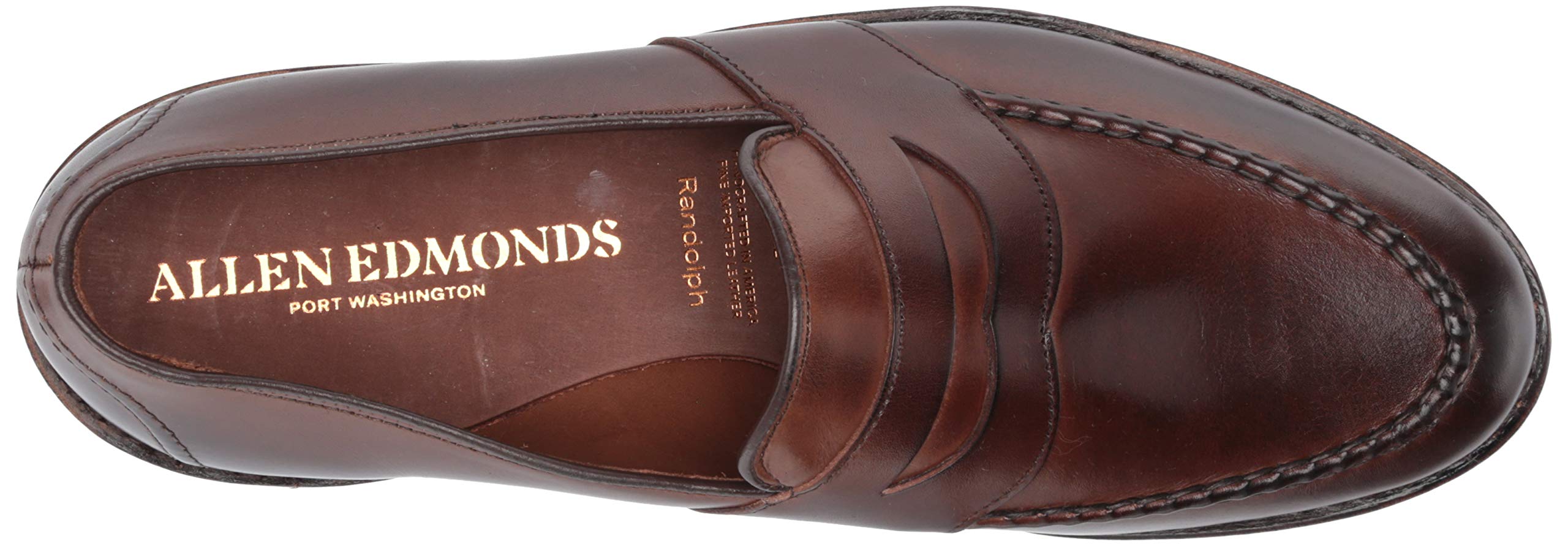 Allen Edmonds Men's Randolph Penny Loafers - Classic Leather Dress Shoes for Business & Formal Wear - Comfortable Slip-On Style for Office, Weddings & Special Occasions