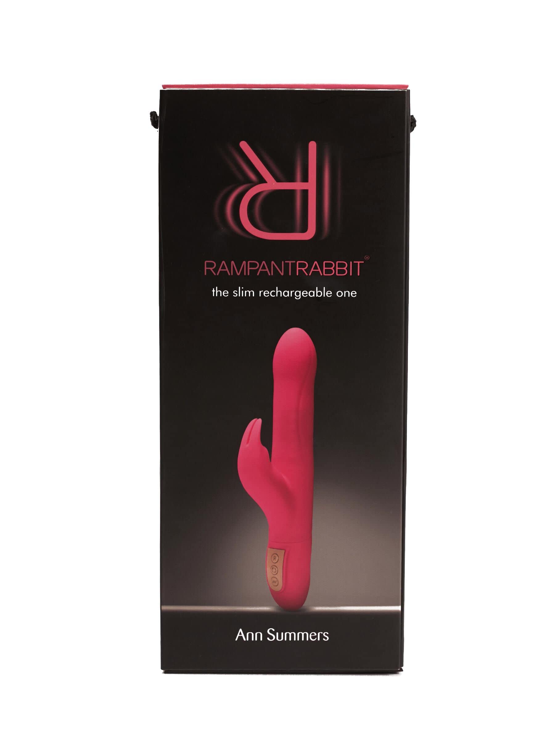 Ann Summers Slim Rechargeable Vibrator - 3 Speed Settings with Beaded Tip for Targeted Stimulation - Discreet Adult Toy in Pink - Perfect for Solo Play & Couples Intimacy