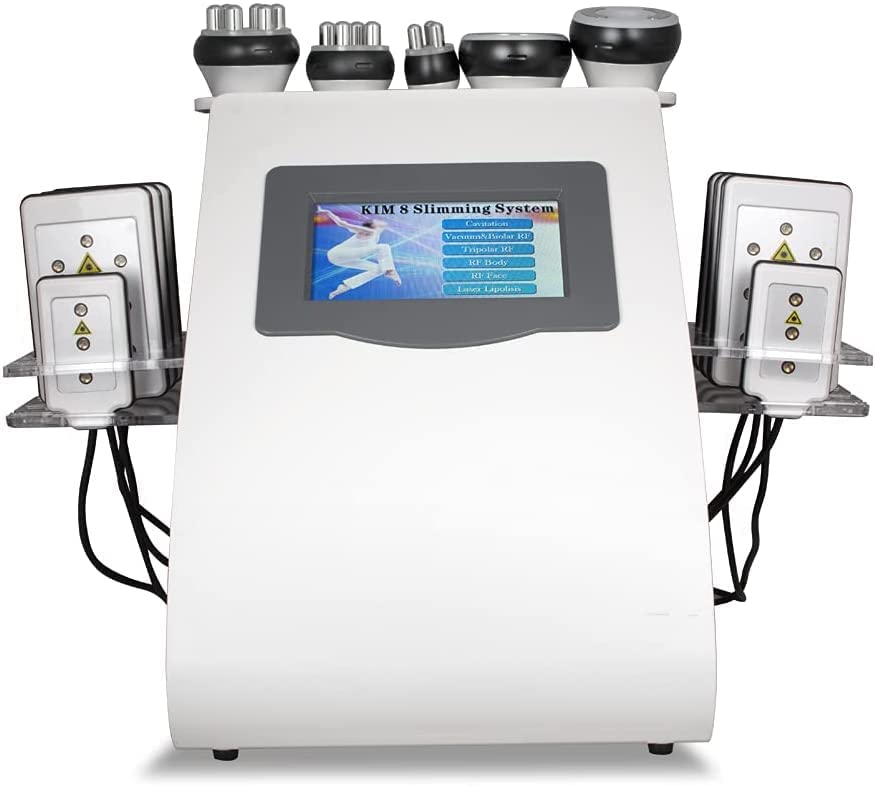 6-in-1 Professional Body Lipo Cavitation Machine for Fat Removal & Skin Tightening | Non-Invasive Body Sculpting & Skin Care Spa Device | Perfect for Home Use & Professional Clinics