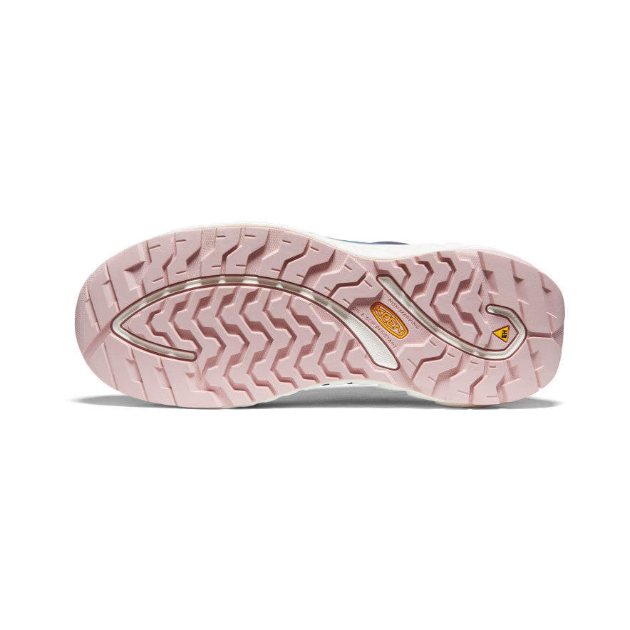 Women's Arvada Work Sneaker with Carbon Toe - Navy/Peach Whip | Comfortable & Durable Safety Shoes for Construction, Warehouse & Outdoor Work