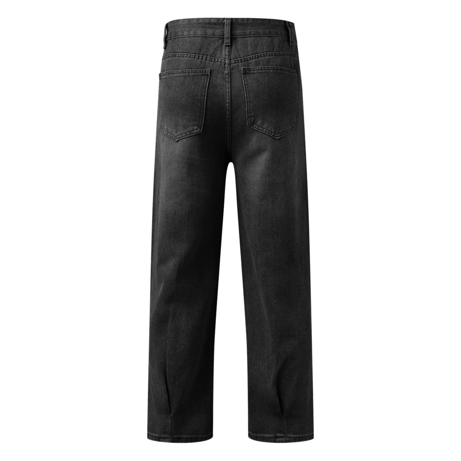 **Aihihe Men's Carpenter Jeans - Relaxed Fit Stretch Denim Pants for Big & Tall (Size 38x34) - Durable Workwear for Construction & Outdoor Activities**