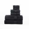 Premium Organic Cotton 6-Piece Plush Towel Set - Ultra Soft, Absorbent & Eco-Friendly Bath, Beach & Gym Towels for Home & Travel