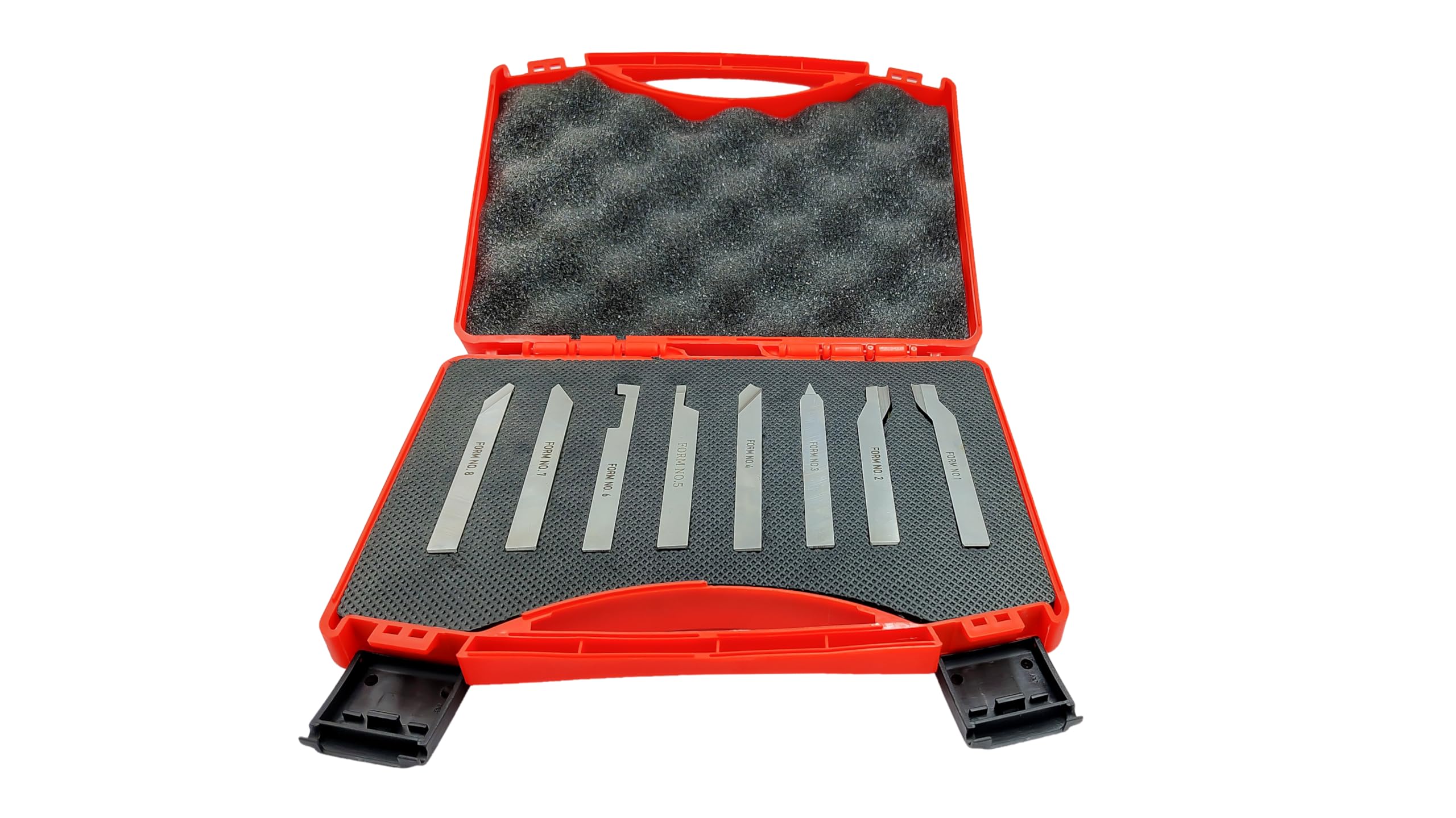 High-Speed Steel (HSS) Lathe Form Tool Set - Hardened & Ground M2 Grade for Turning, Threading, Parting (12x12x100mm Shank) - Perfect for Metalworking, DIY Projects, and Professional Machining