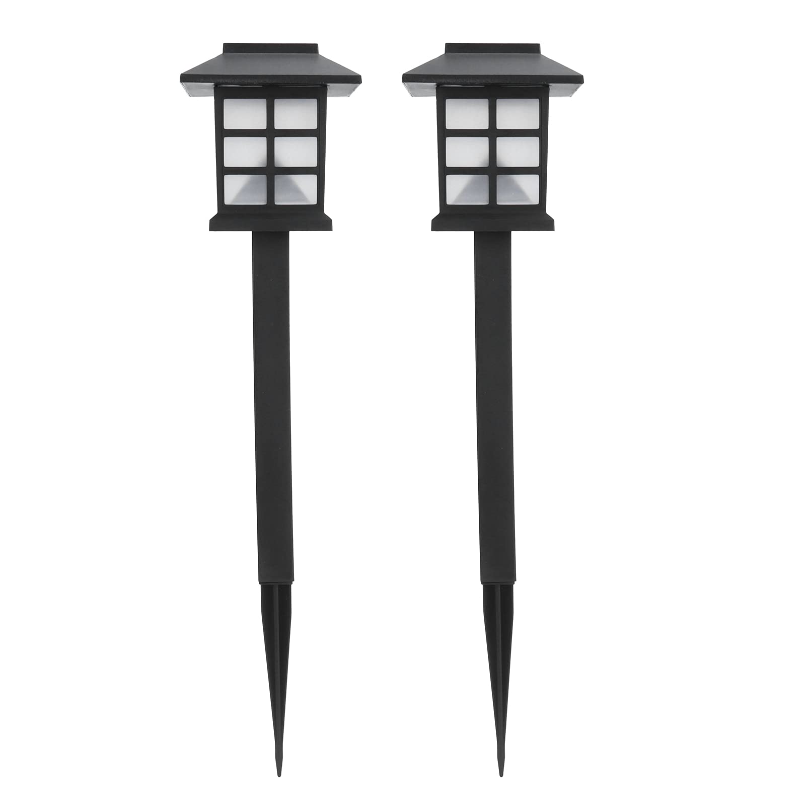 01 LED Solar Light - 2 Pack Outdoor Solar Garden Lights for Yard, Lawn, Pathway | Waterproof & Energy Efficient Solar Powered Landscape Lighting for Patio, Deck, Backyard, Walkway