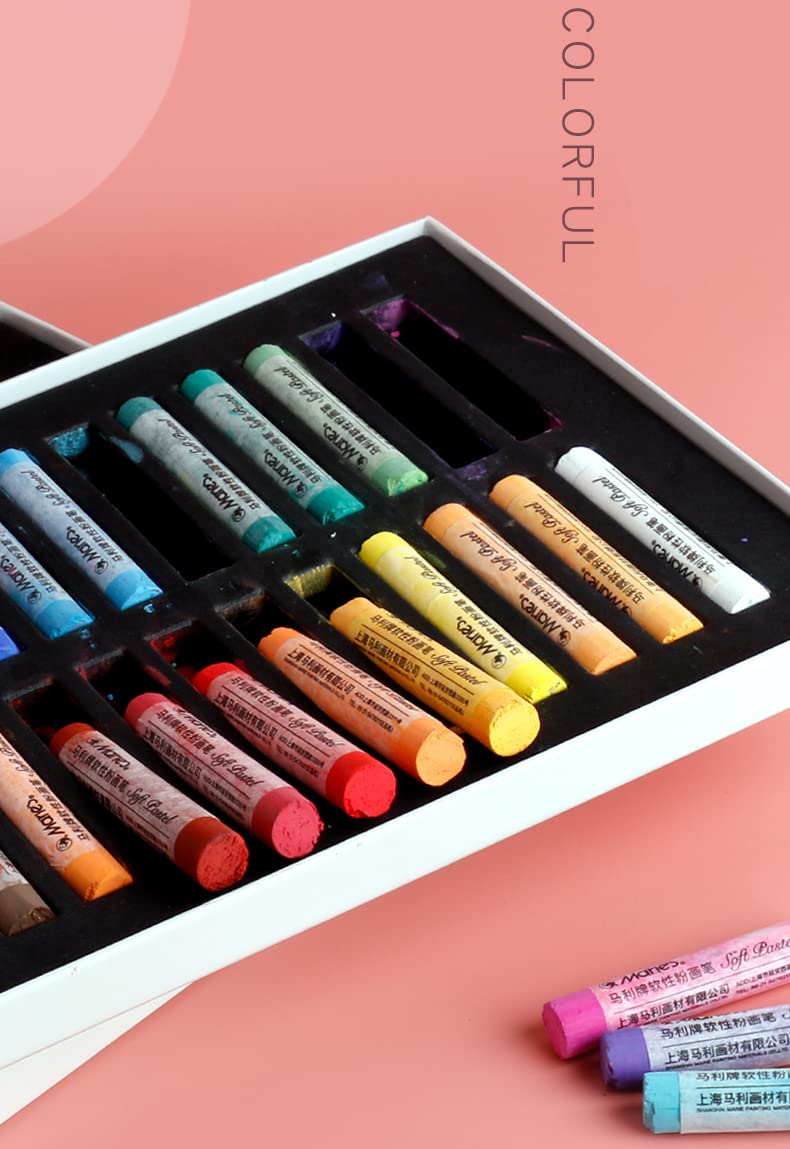 Professional Soft Pastel Chalk Set - 36 Vibrant Colors for Artists, Drawing & Sketching | Ideal for Portraits, Landscapes & Classroom Art Projects