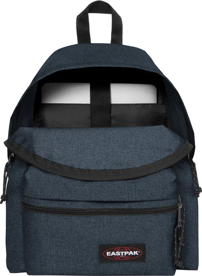 EASTPAK Padded Zippl'r Triple Denim Backpack - Durable & Stylish School, Travel & Work Bag for Men & Women