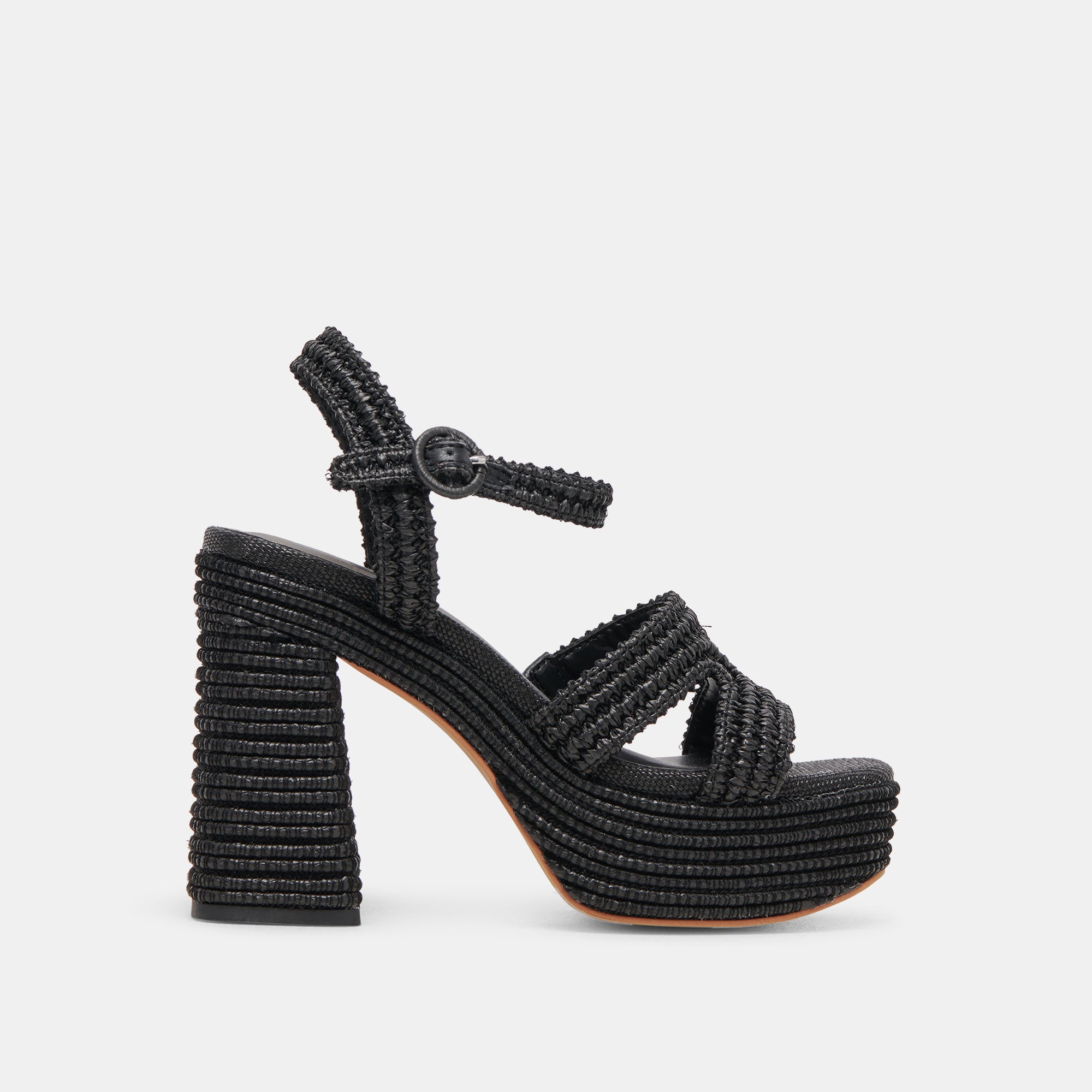 LACYE Women's Onyx Woven High Heels - Elegant Dress Shoes for Parties, Weddings & Evening Events