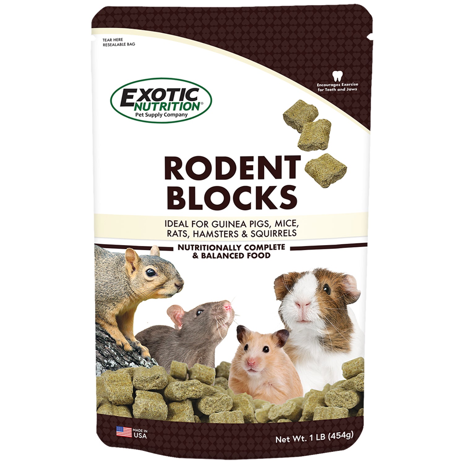 Premium Nutritious Rodent Food Blocks - High Protein & Fiber Diet for Hamsters, Mice, Rats & Small Pets - Ideal for Daily Feeding & Cage Enrichment