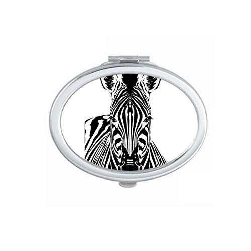 DIYthinker Portable Foldable Double-Sided Mirror - Compact Makeup Mirror with Cute Animal Design for Travel, Home, and Office Use