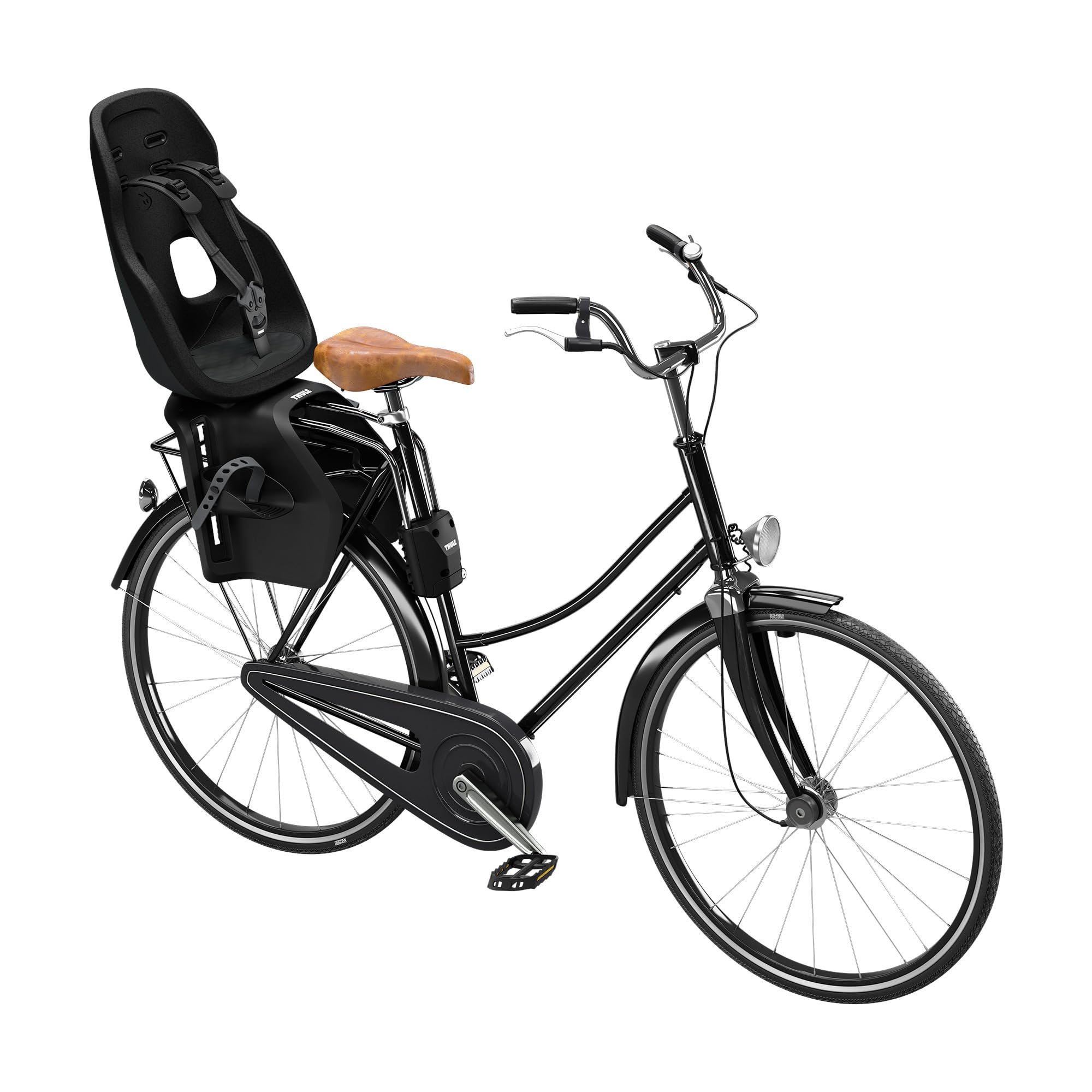 Thule Yepp Nexxt2 Frame Mount Child Bike Seat - Safe & Comfortable Kids Bicycle Carrier for Urban Commuting & Family Rides