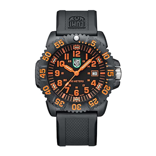 Dial: Black, Numbers: Orange