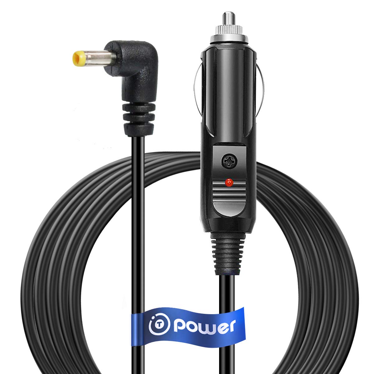 T POWER AC/DC Car Charger Adapter for Initial Portable DVD Player - IDM Replacement Auto Boat Power Supply Cord - Compatible with Cars, Trucks, RVs & Boats - Ideal for Road Trips & Travel Entertainment