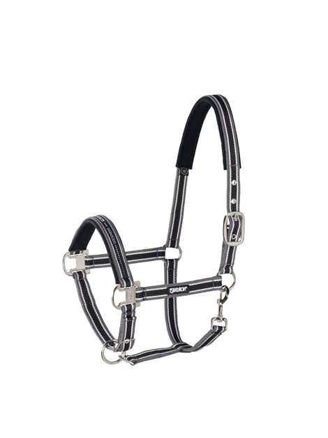 Eskadron Classic Sports Pin Buckle Adjustable Horse Headcollar for Training & Riding - Durable Nylon Halter for Equestrian Use