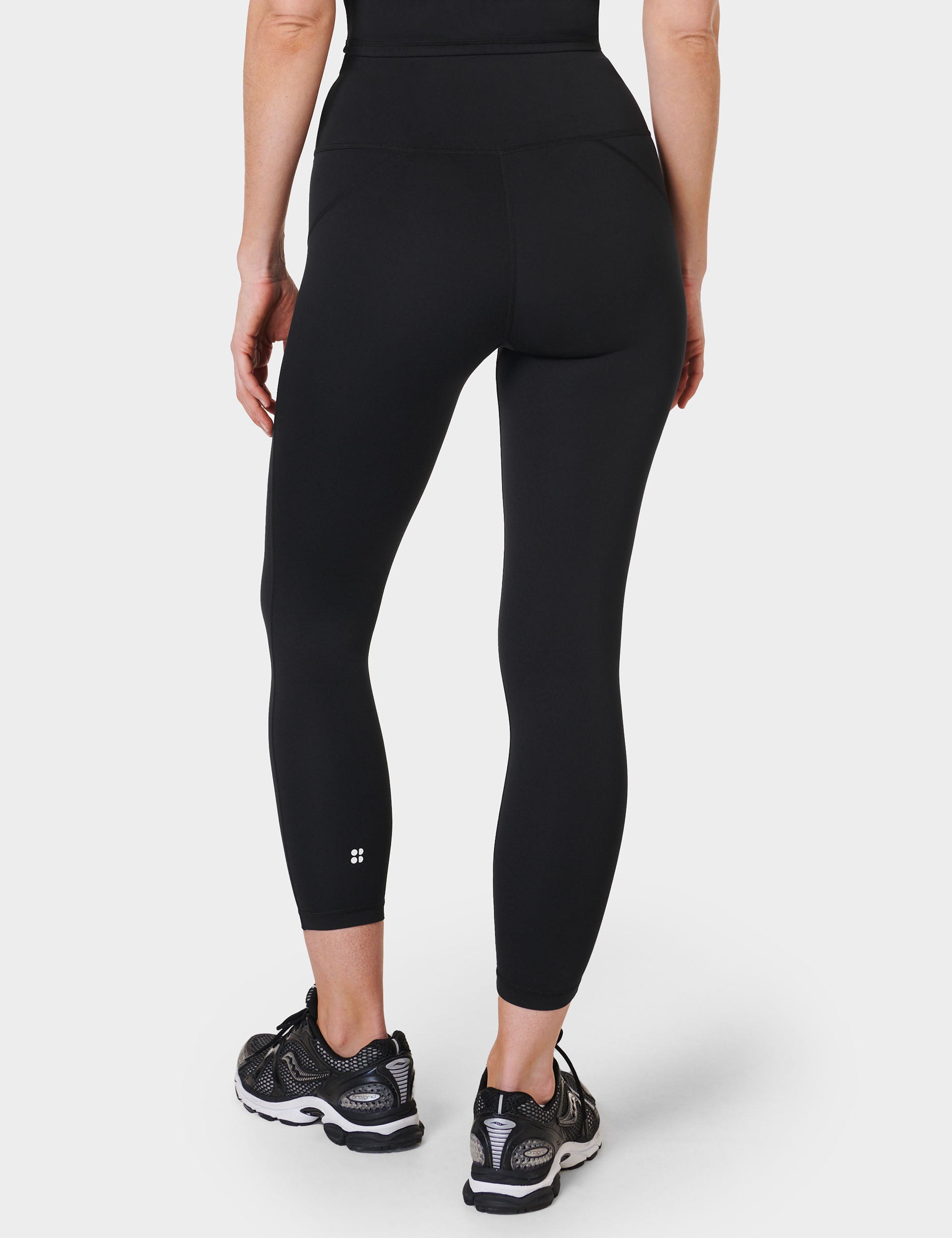 High Waist 7/8 Leggings for Women - All Day Comfort Yoga Pants in Black - Perfect for Workouts, Running & Lounge Wear