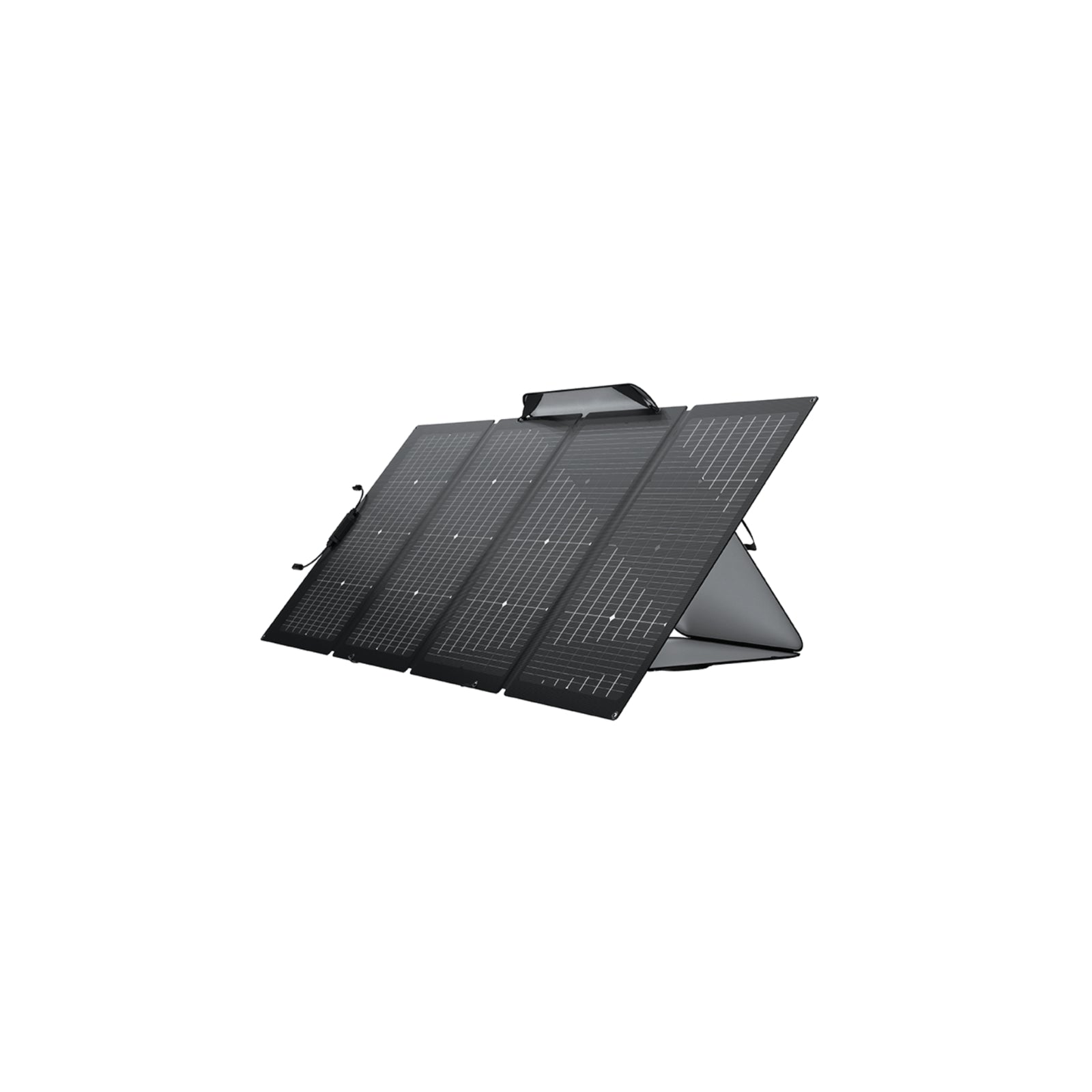 EcoFlow 220W Bifacial Portable Solar Panel for Camping, RV & Off-Grid Power - High Efficiency Foldable Solar Charger for Outdoor Adventures & Emergency Backup