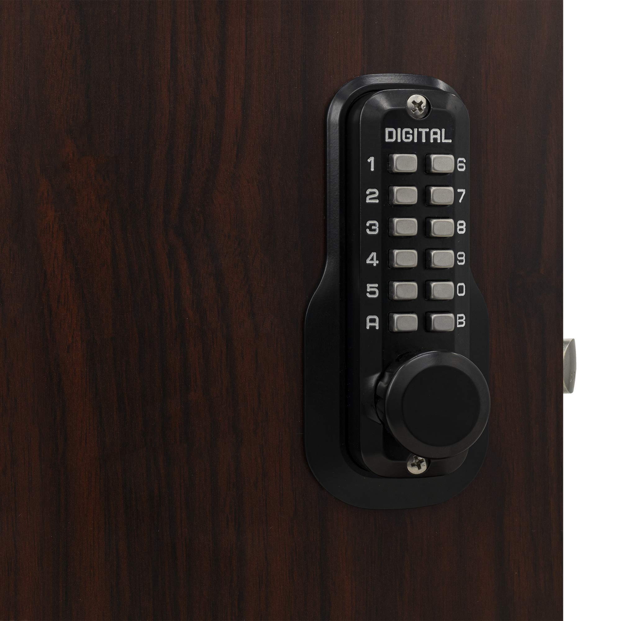High Security M230JBDC Mechanical Keyless Spring Latch - Durable Door Lock for Commercial & Residential Use | Ideal for Storage Units, Sheds, and Garages