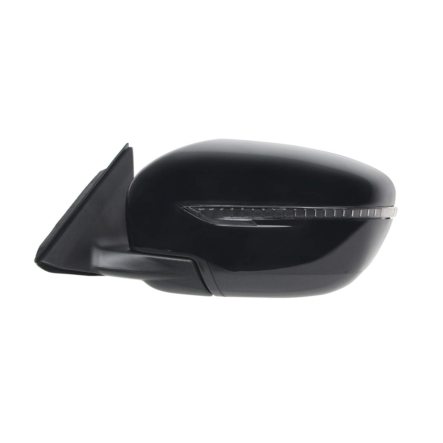 2017-2019 Nissan Rogue Left Side Power Heated Door Mirror - No Turn Signal - Compatible with US/Japan/Korea Models (Excluding SL Package) - Paint to Match Flat Glass (Partslink NI1320287) - Perfect for Winter Driving & Replacement Needs