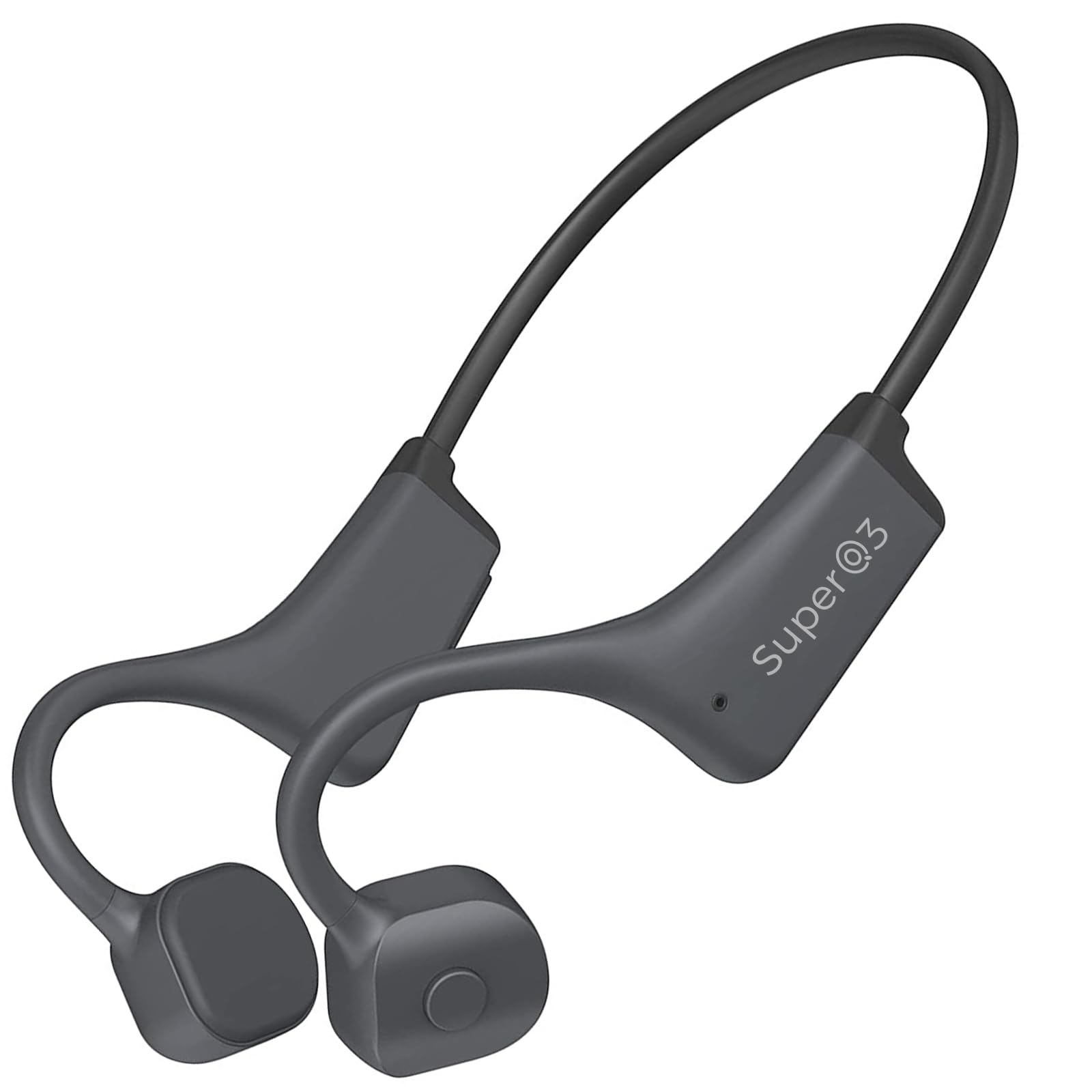 Wireless Bone Conduction Headphones Bluetooth 5.2 - Open Ear Headphones with Noise Canceling Microphones, QCC3024 Chip, IP67 Waterproof, Multi-Point Pairing & Fast Charging - Perfect for Running, Cycling & Outdoor Sports