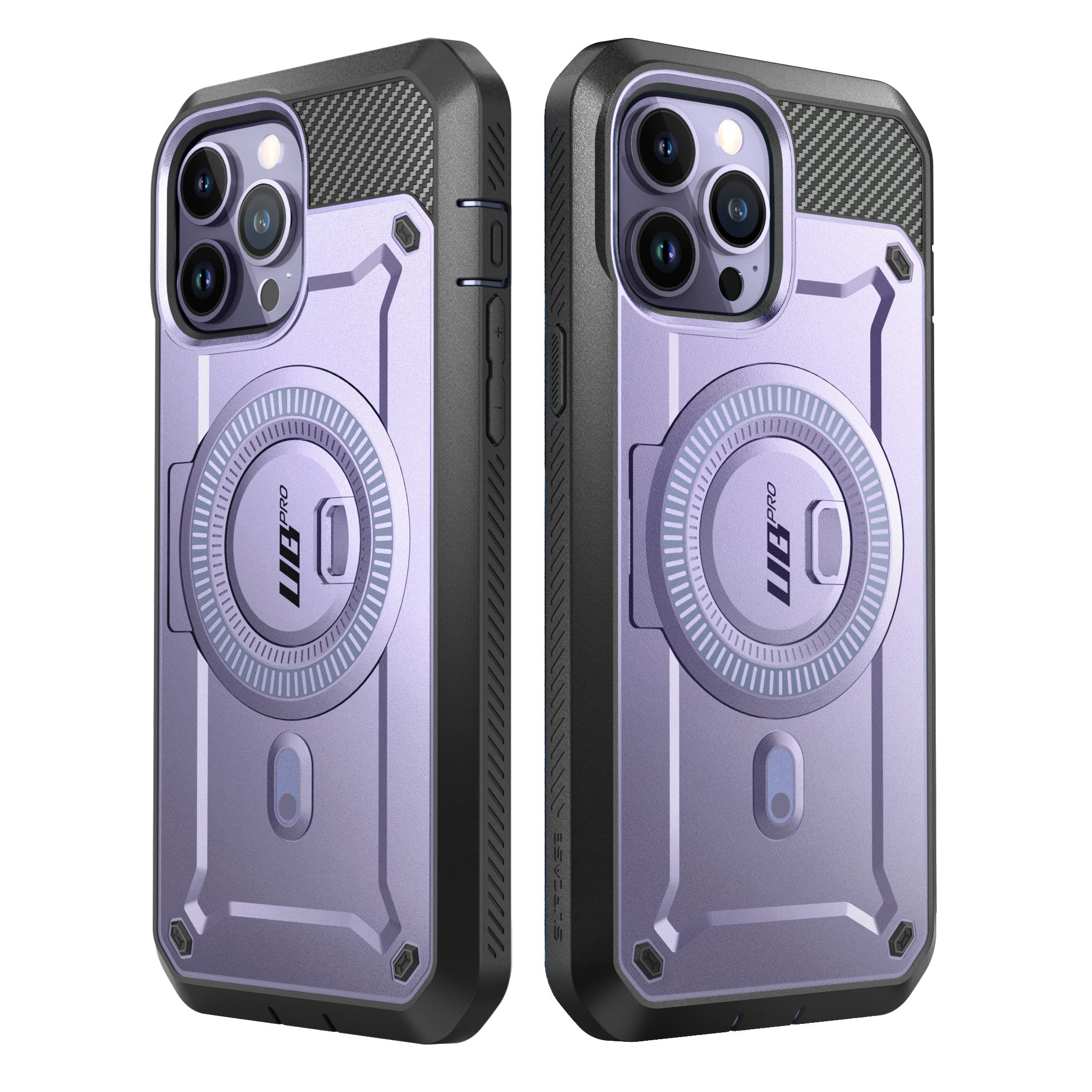 iPhone 14 Pro Max 6.7 Inch Unicorn Beetle PRO MAG Rugged MagSafe Case - Shockproof Protective Cover with Military-Grade Drop Protection, Deep Purple - Perfect for Outdoor Adventures, Construction Work & Extreme Sports