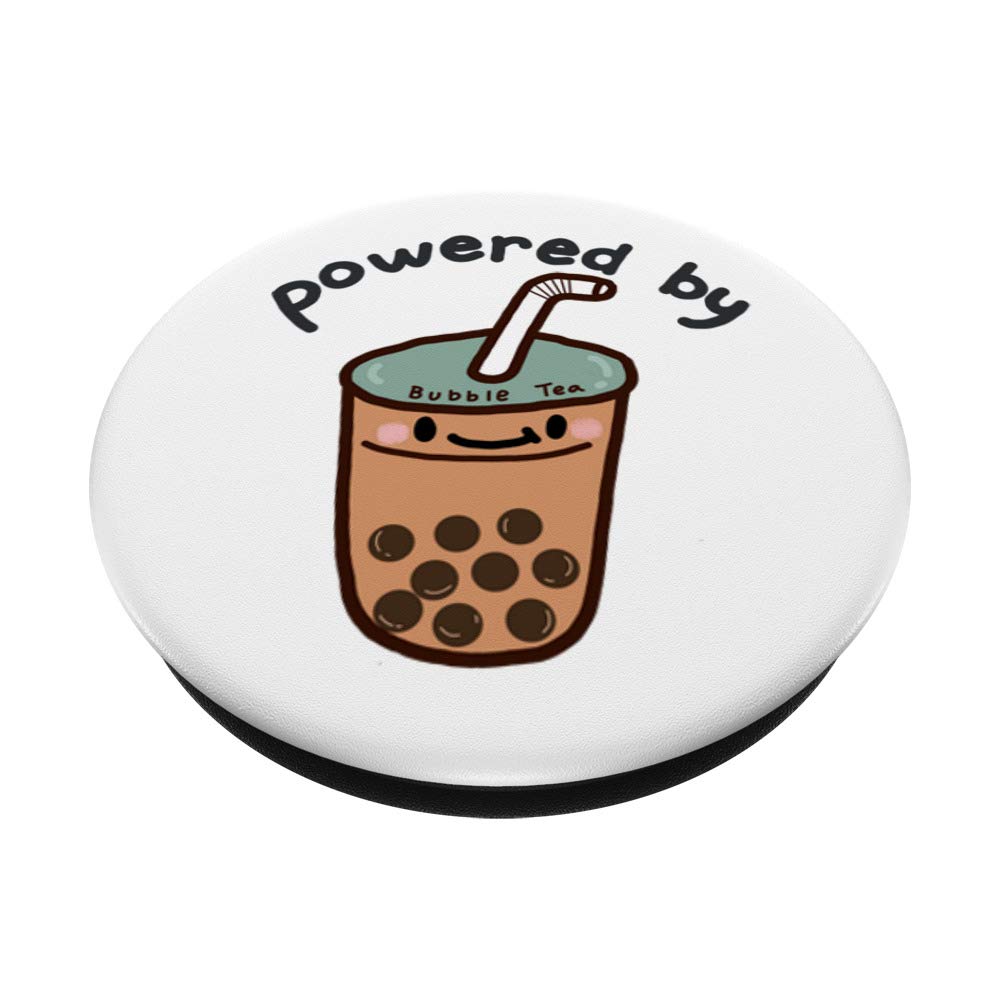 Bubble Tea PopSockets PopGrip - Cute Boba Milk Tea Graphic Phone Grip with Swappable Base for iPhone, Samsung & Tablets | Perfect for Bubble Tea Lovers & Kawaii Accessories