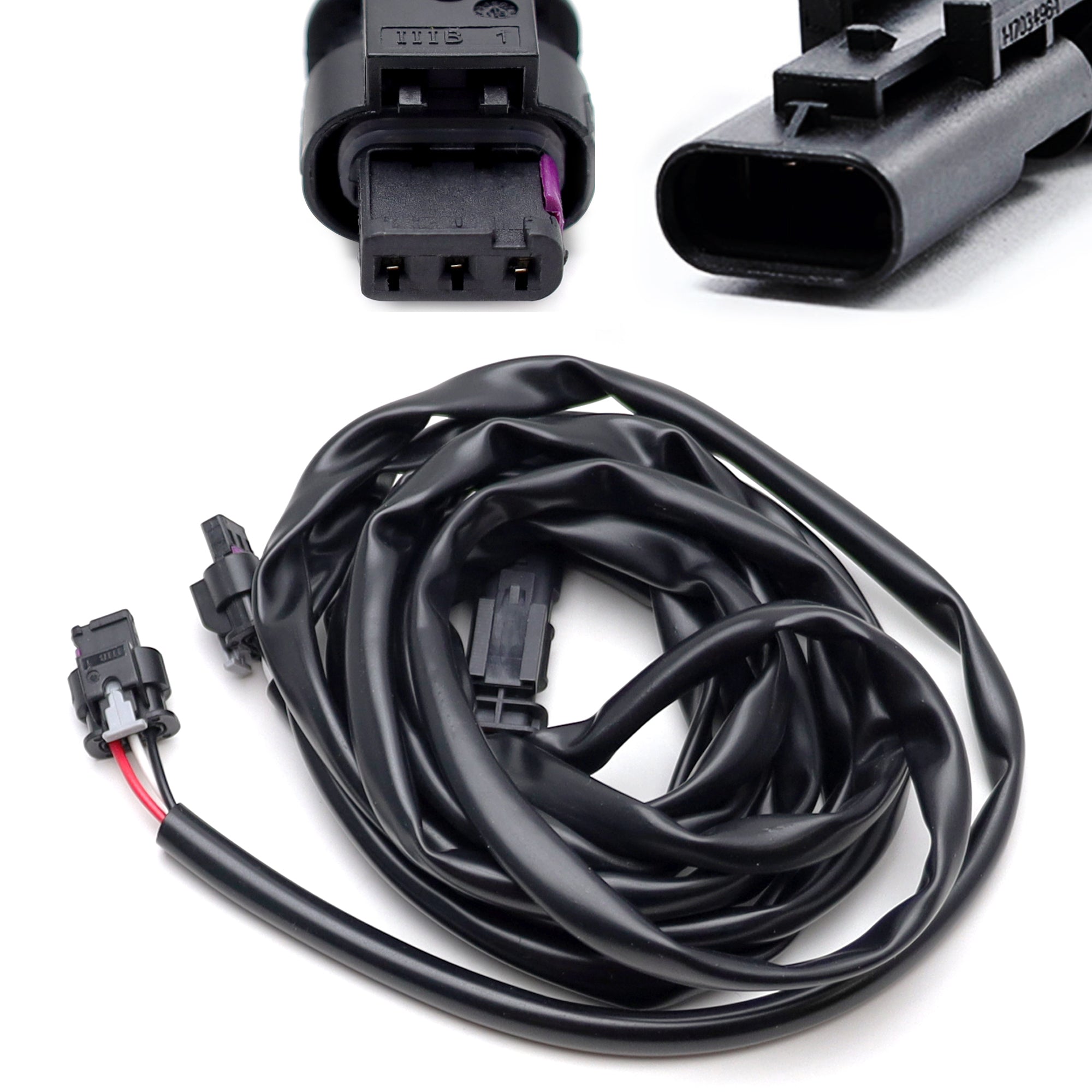 3 Pin Exhaust Muffler Valve Controller Y Splitter Adapter - Compatible with VW Audi Mercedes - Perfect for Performance Tuning & Sound Enhancement