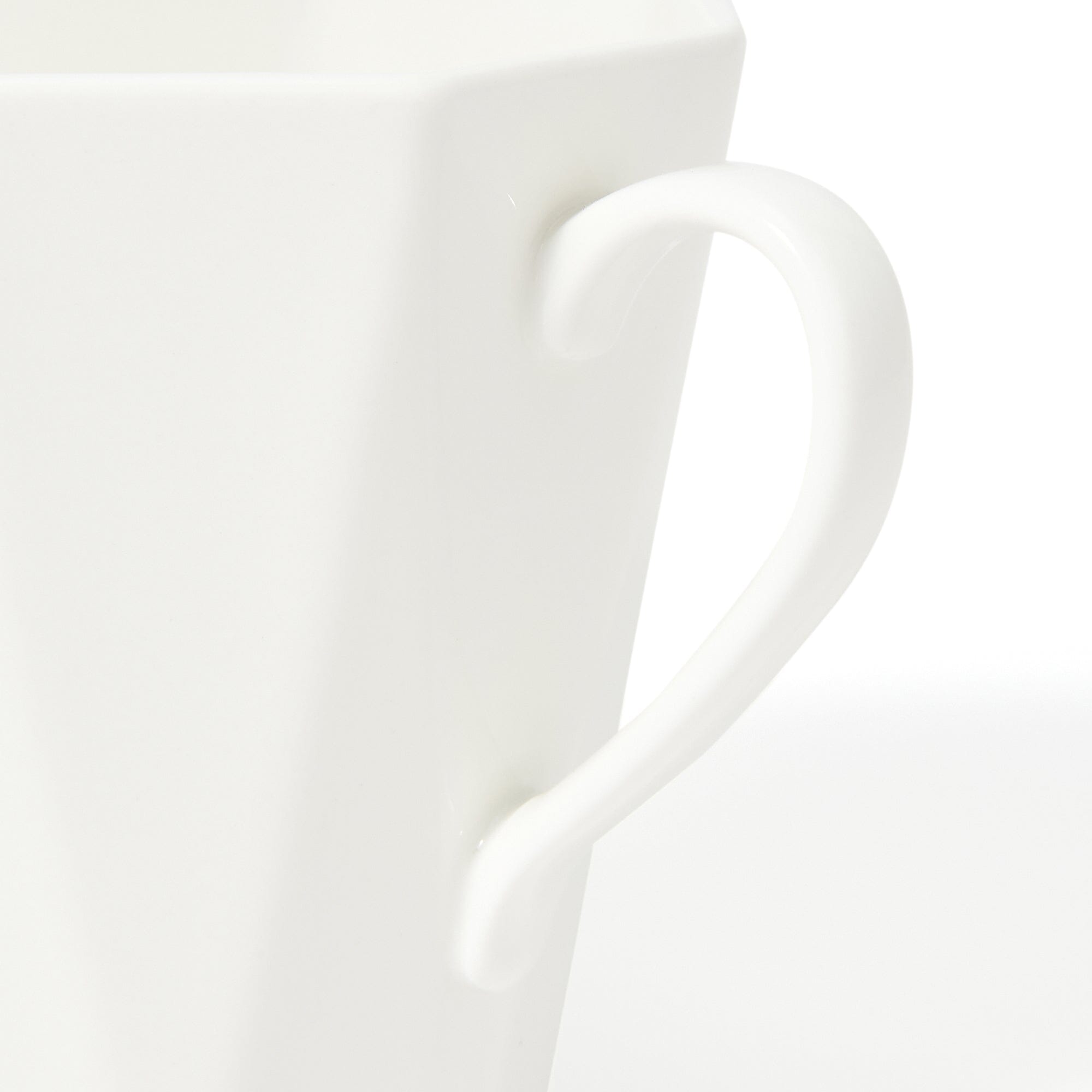 Premium Octagon Blanche Mug - Elegant White Ceramic Coffee Cup for Home, Office & Gifts - Perfect for Tea, Coffee & Hot Beverages