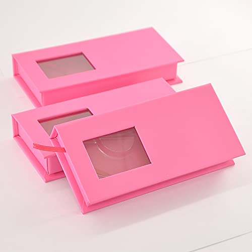 Wholesale 25mm Mink Eyelash Storage Cases - Bulk Empty Lash Box Containers for Makeup Business (50 Pack, No Logo, Style 3) | Perfect for Salon, Beauty Supply Stores & Professional Makeup Artists