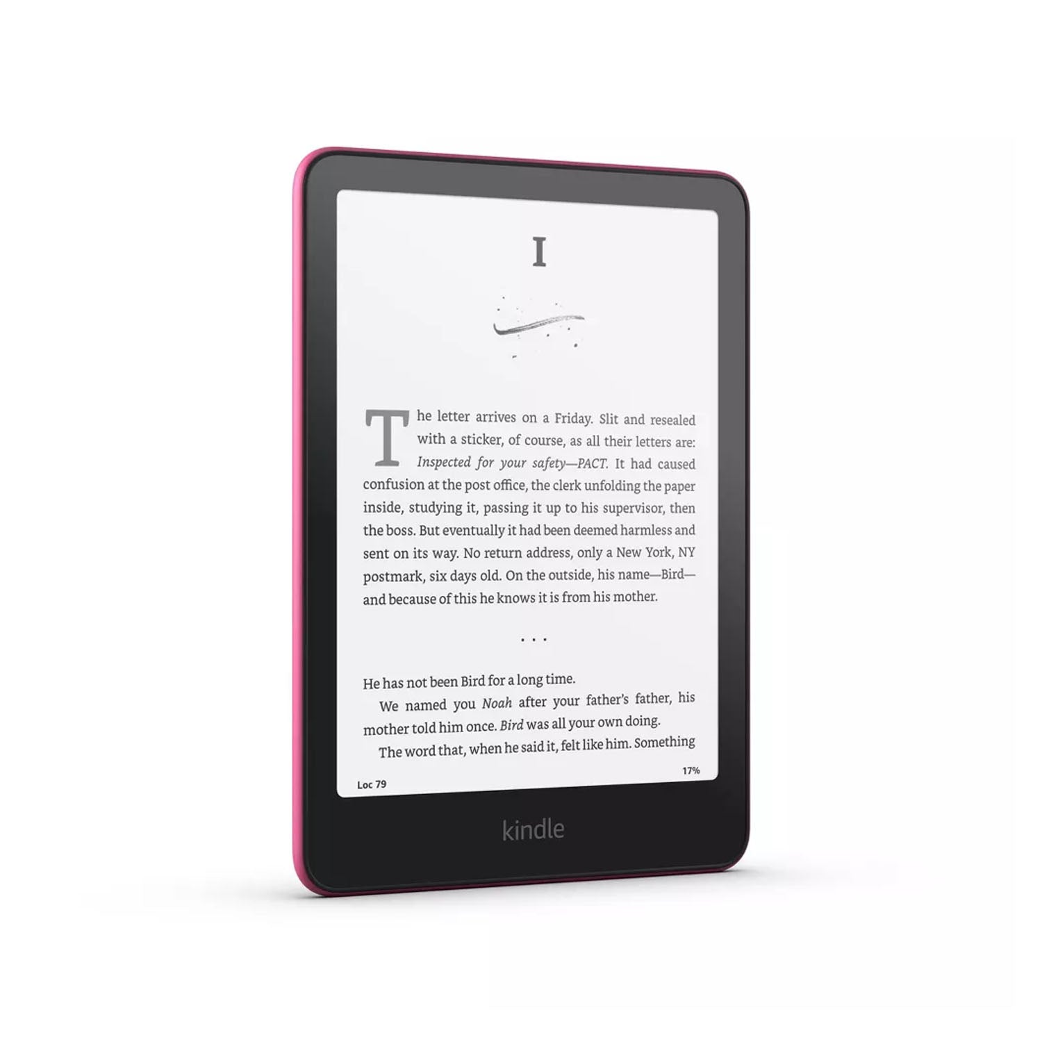 Amazon Kindle Paperwhite 7 (2024) 16GB - Raspberry Color with Premium Black Cover - Perfect for Reading, Travel & Gifts