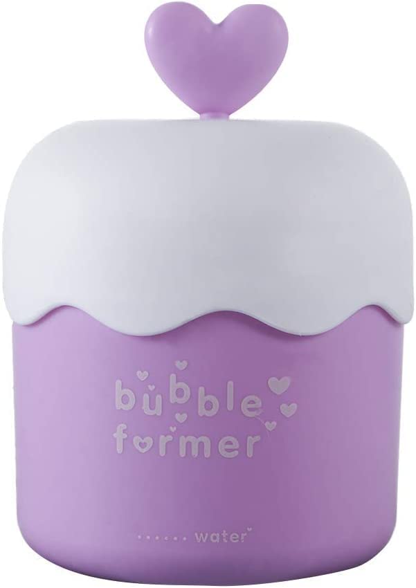 Foam Maker Bubble Former Facial Wash Tool - Gentle Face Cleansing Brush for Deep Pore Cleaning (Purple) | Perfect for Daily Skincare Routine & Spa-Like Facial Massage at Home