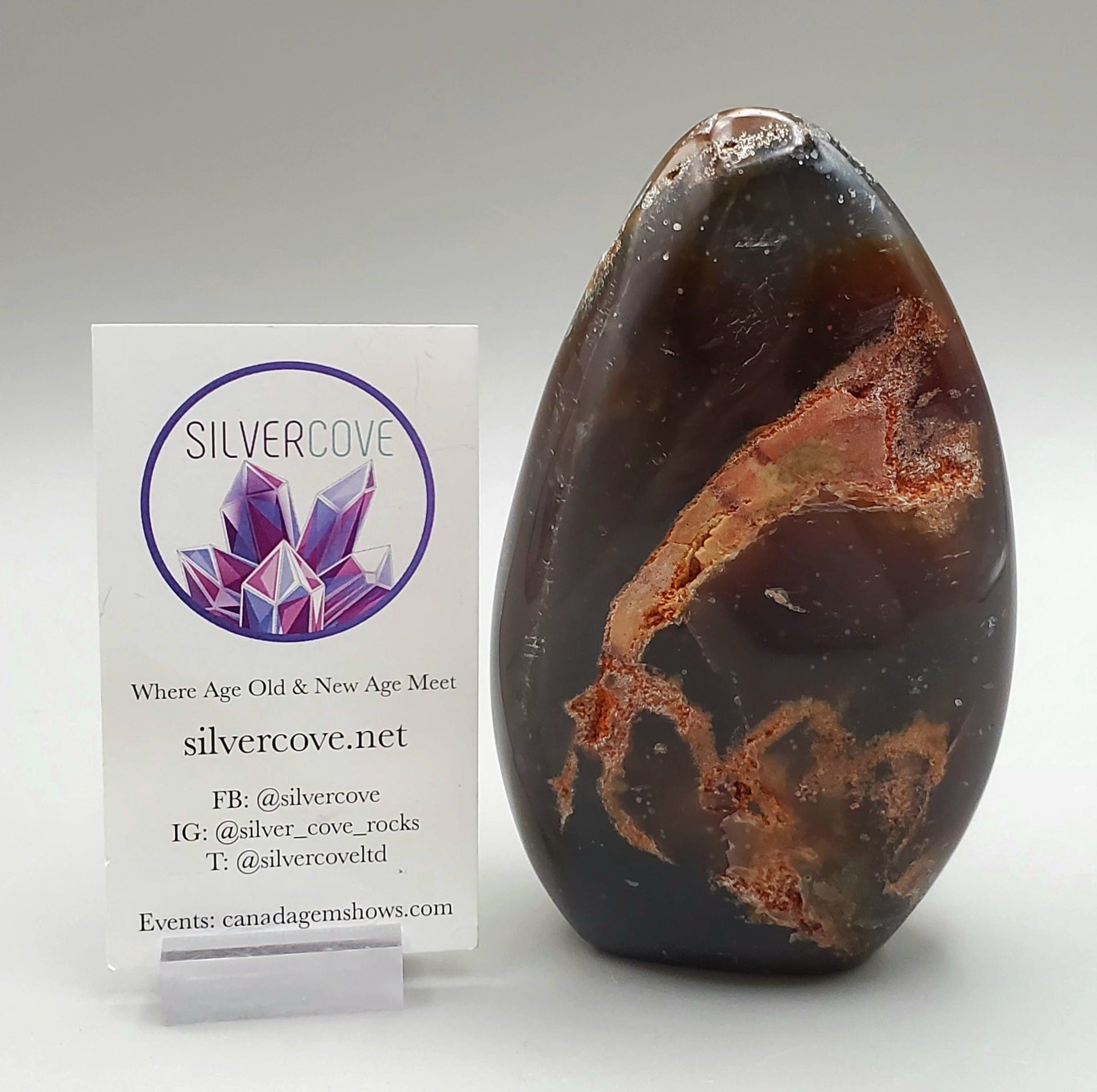 Natural Bloom Agate Free Form Stone - Healing Crystal for Meditation, Home Decor & Spiritual Gifts | Perfect for Yoga, Reiki & Energy Balancing