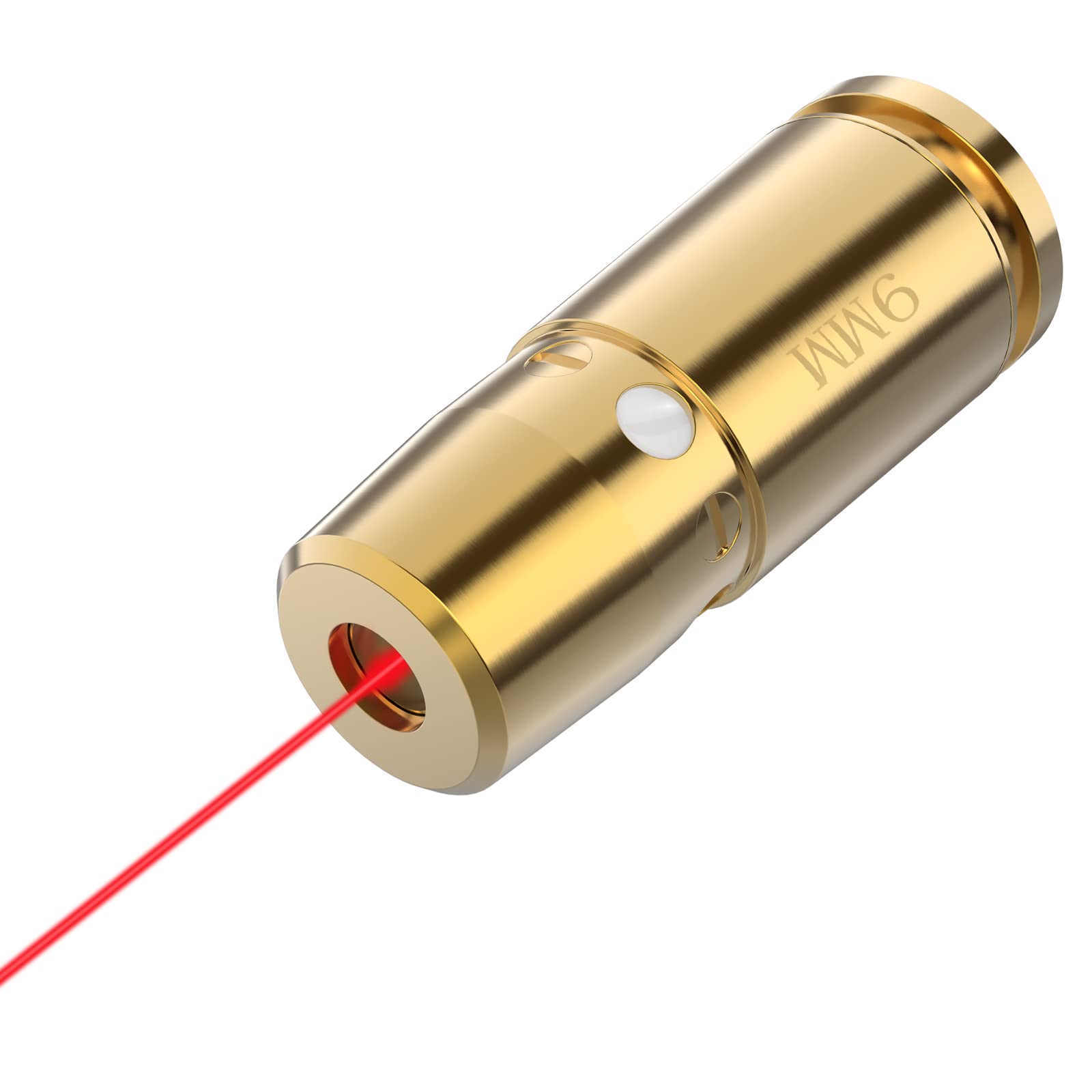EZshoot 9mm Laser Boresighter - Precision Gun Sight Alignment Tool with 3 Battery Sets | Perfect for Pistol, Rifle & Handgun Zeroing at Range or Home