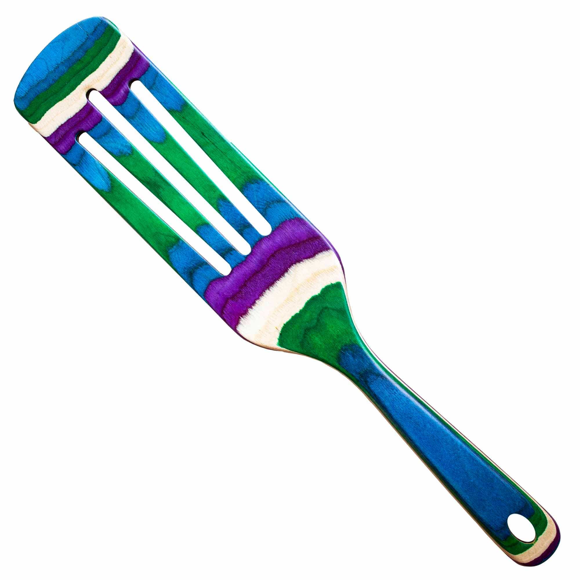 Baltique® Mumbai Collection Spurtle - 13 Inch Premium Wooden Stirring Tool for Cooking, Baking & Mixing - Perfect for Sauces, Batters & Hot Cereals