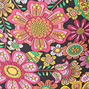 Vintage 1960s Kaleidoscope Floral Swim Bottoms - Retro High Waisted Bathing Suit Bottoms for Women, Beachwear & Poolside Fashion