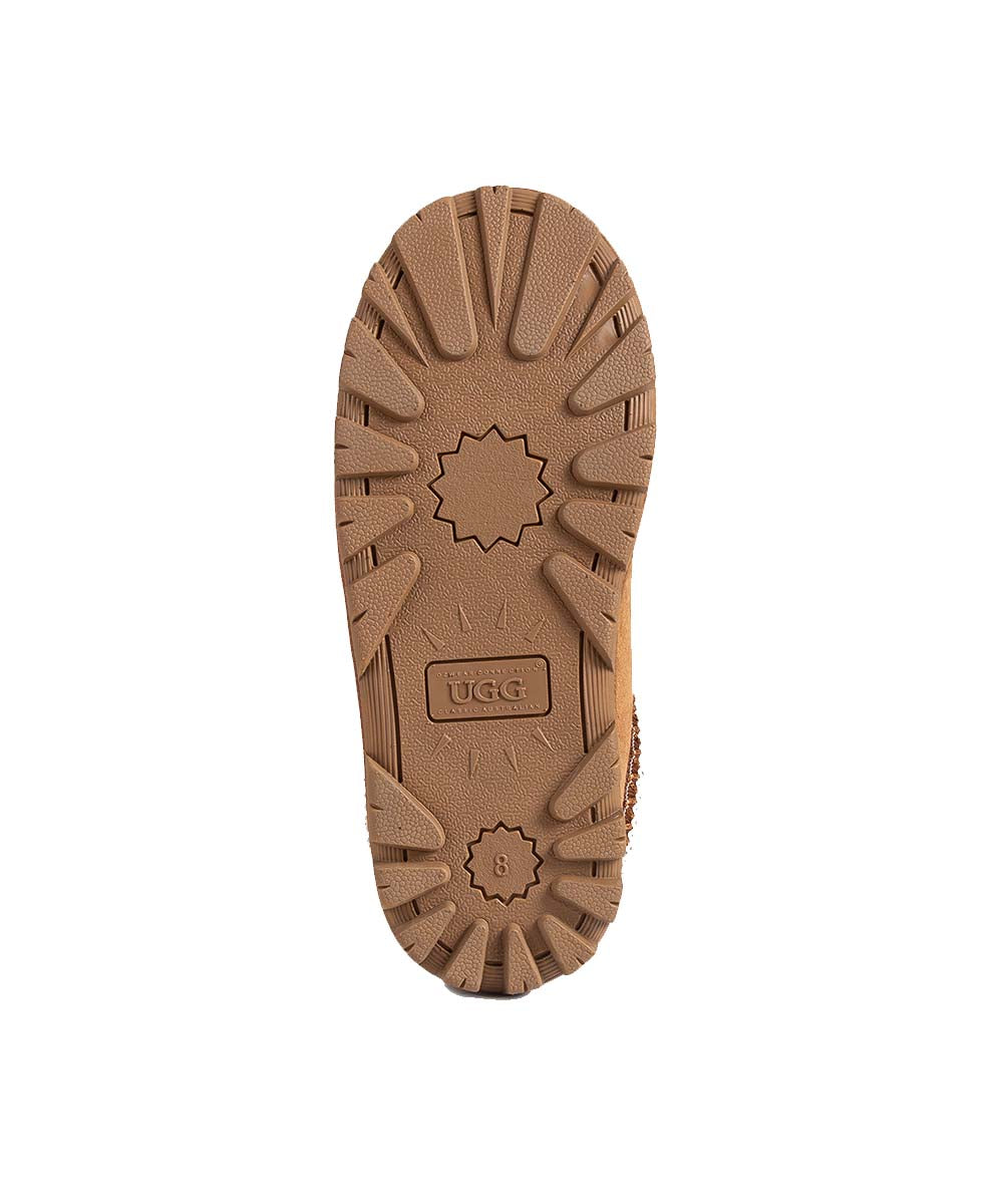 Men's UGG Tassy Outdoor Scuff Slippers - Cozy House Shoes for Indoor & Outdoor Wear - Perfect for Lounging, Backyard, and Quick Errands