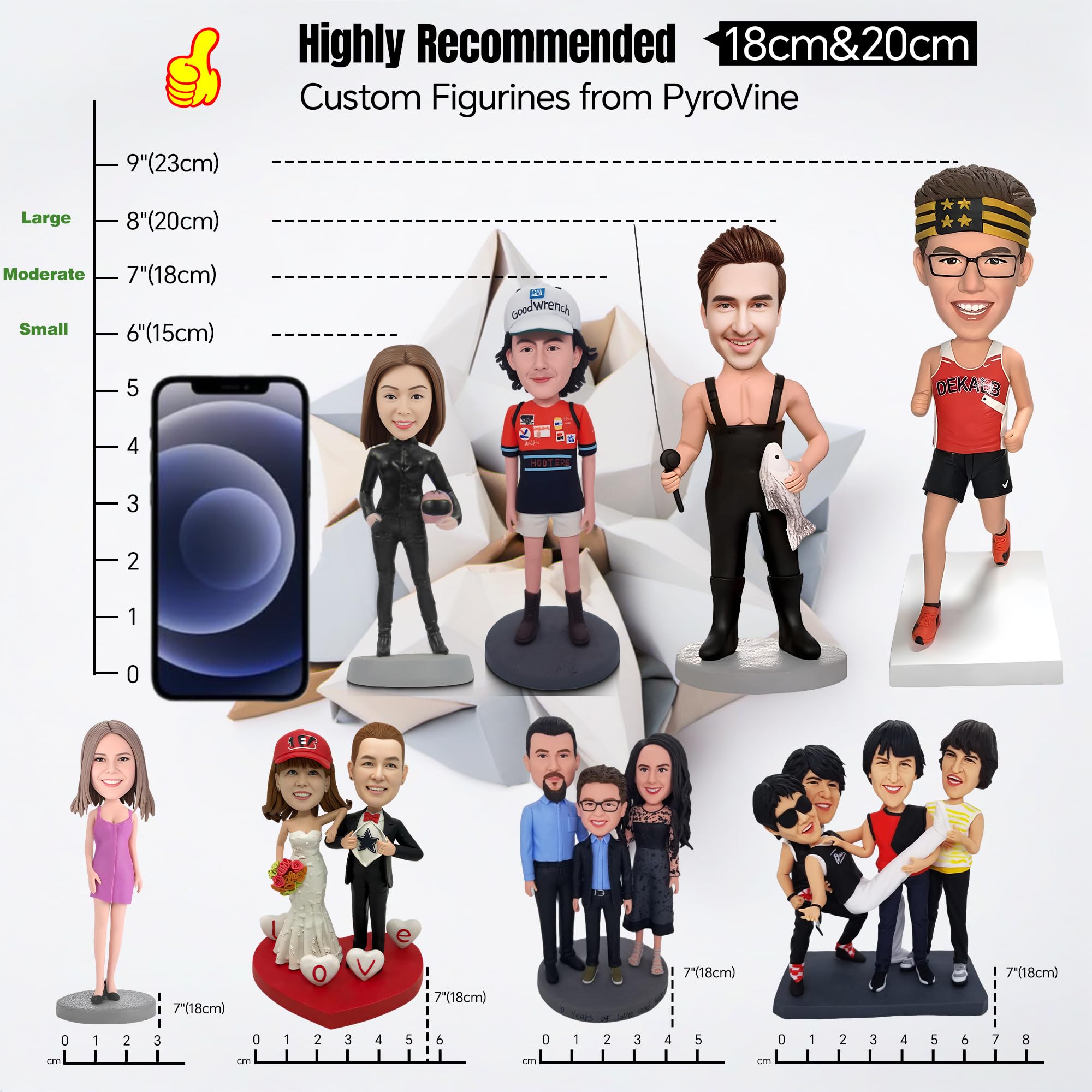 Custom Soccer Bobblehead - Personalized Handcrafted Football Fan Gift | Unique Player Figurine for Sports Enthusiasts | Perfect for Birthdays, Team Celebrations & Game Day Decor