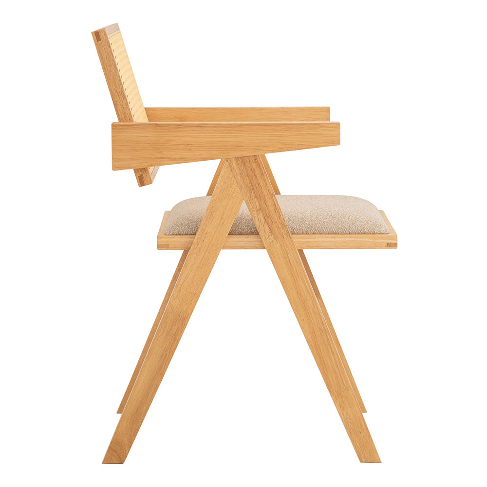 KAIRI Natural Rattan Dining Chair - Modern Boho Style for Kitchen, Dining Room & Outdoor Patio