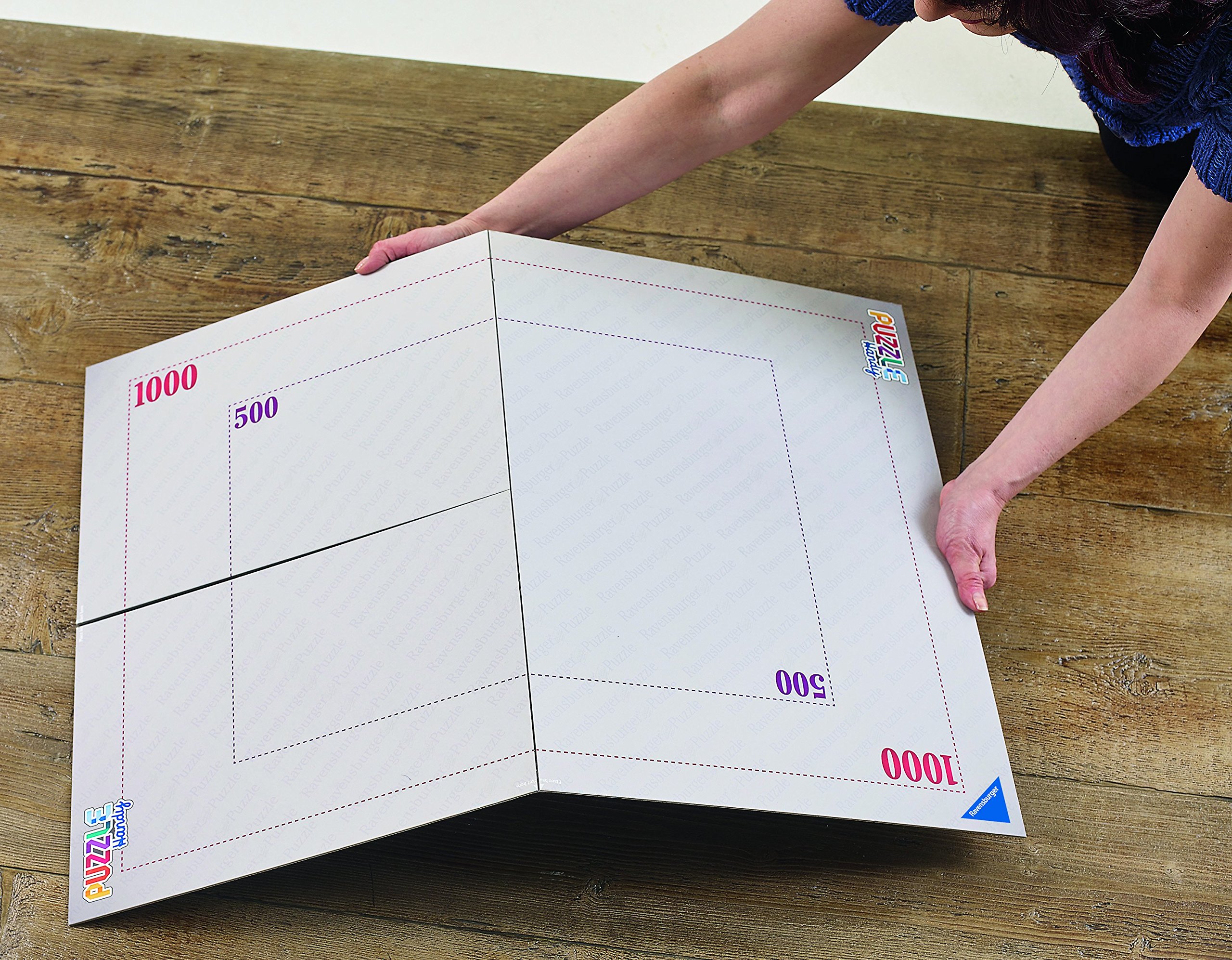 Ravensburger Fold & Go Puzzle Board - Portable Storage for 1000 Piece Jigsaw Puzzles | Perfect for Travel, Home Organization & Puzzle Enthusiasts