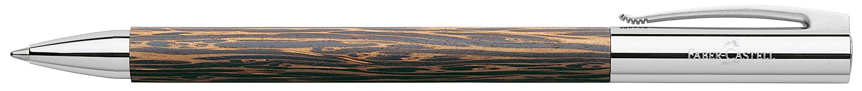 Faber-Castell 148150 Oil-Based Ambition Cocos Wood Ballpoint Pen - Premium Writing Instrument for Office, School & Gifting