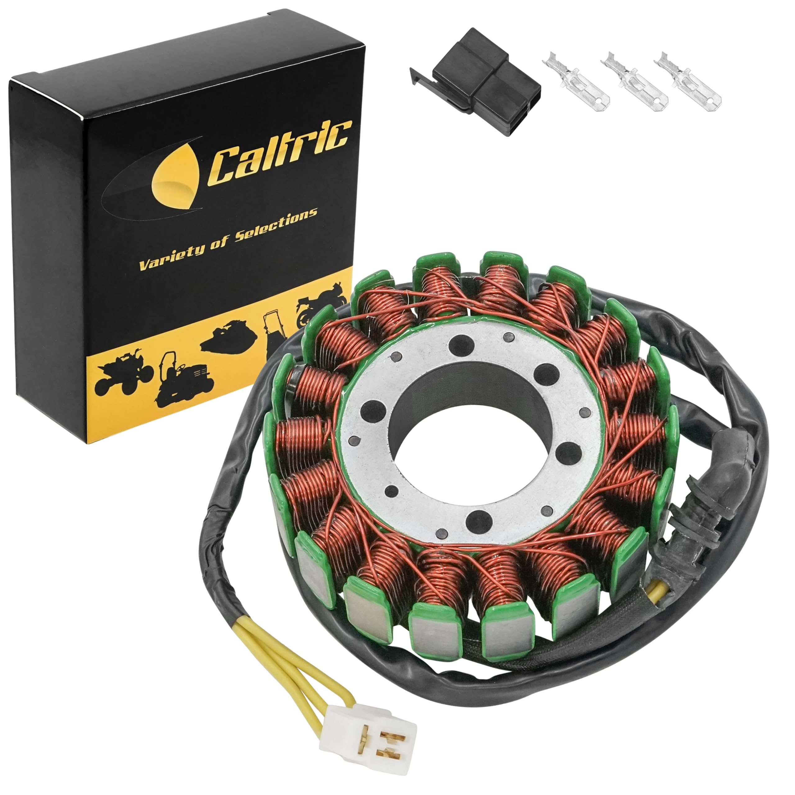 Caltric Stator Replacement for Honda VF750C VF-750C VF750C2 Magna 750 (1994-2003) - High Performance Motorcycle Engine Part for Smooth Riding & Longevity