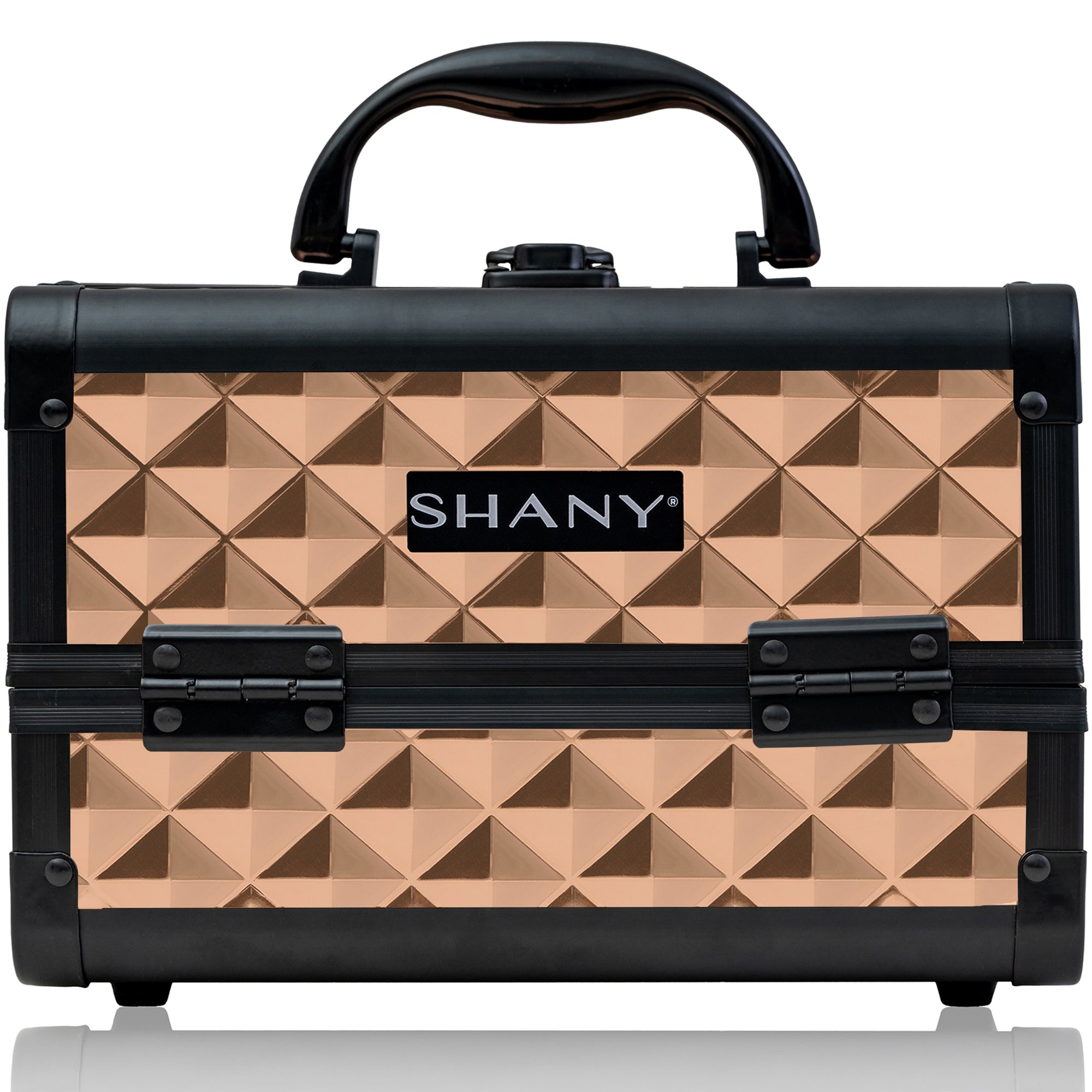 Professional Makeup Train Case with Mirror - Portable Cosmetic Organizer for Makeup Artists & Travel - Perfect for Salon, Home, and On-the-Go Beauty Needs