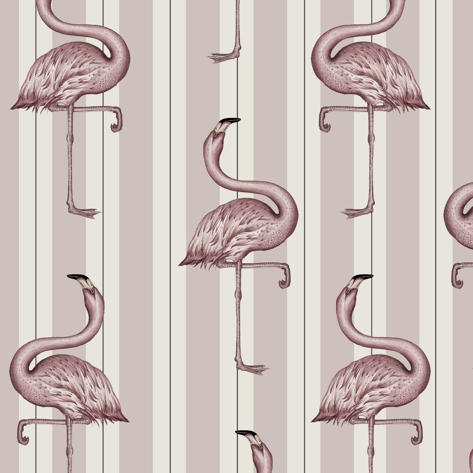 FLAMBOYANCE Wallpaper Sample - Off White & Macaroon Pink Peel and Stick Wallpaper | Perfect for Nursery, Bedroom, or Living Room Accent Wall